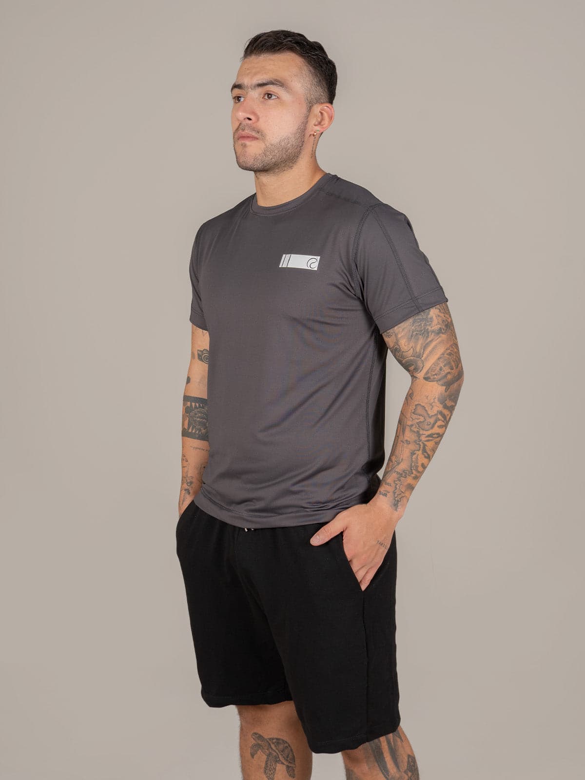 Camiseta Marco Supra Hombre Gris - imagen 2