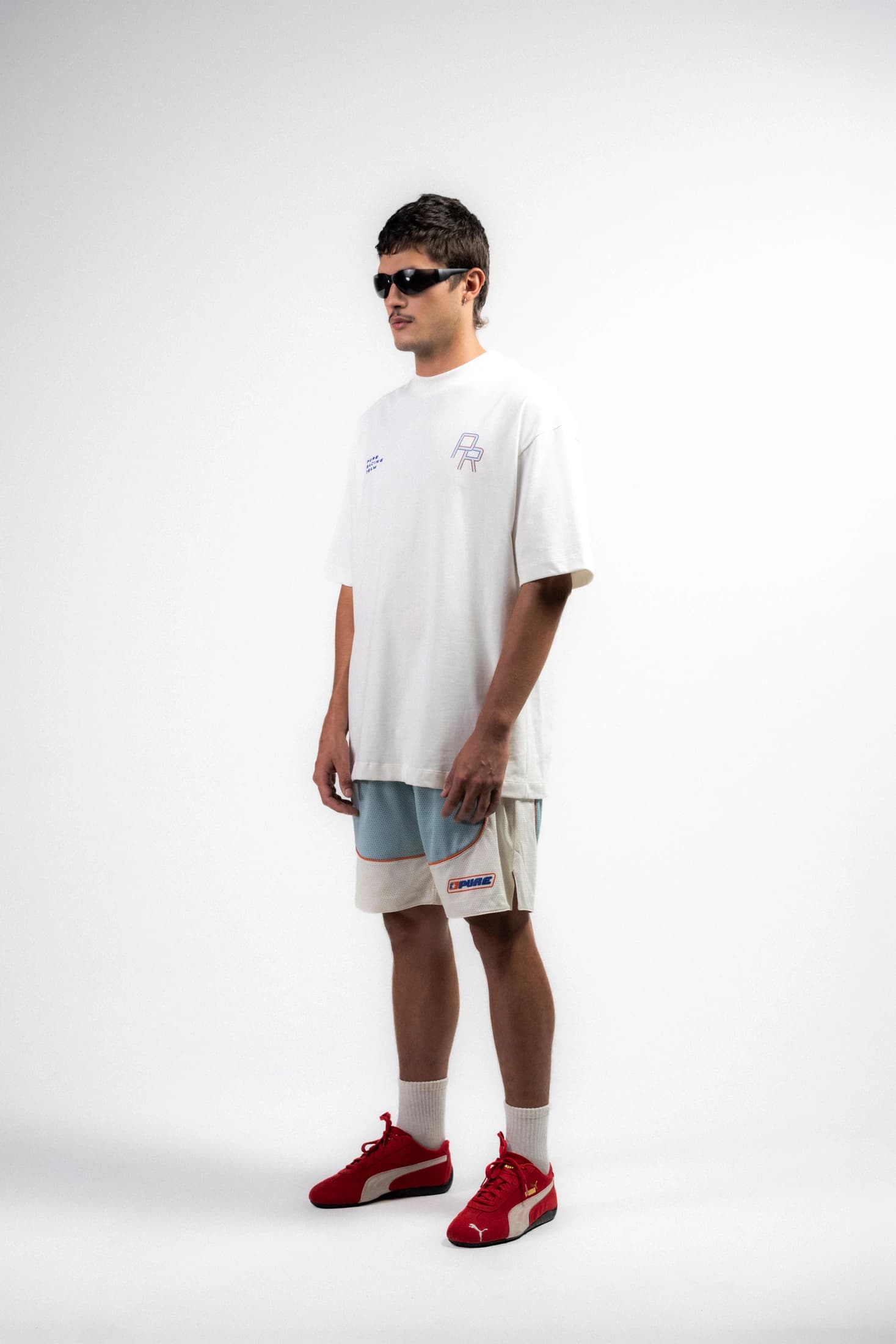 Overdrive Ivory Racing Lines T-Shirt - imagen 4