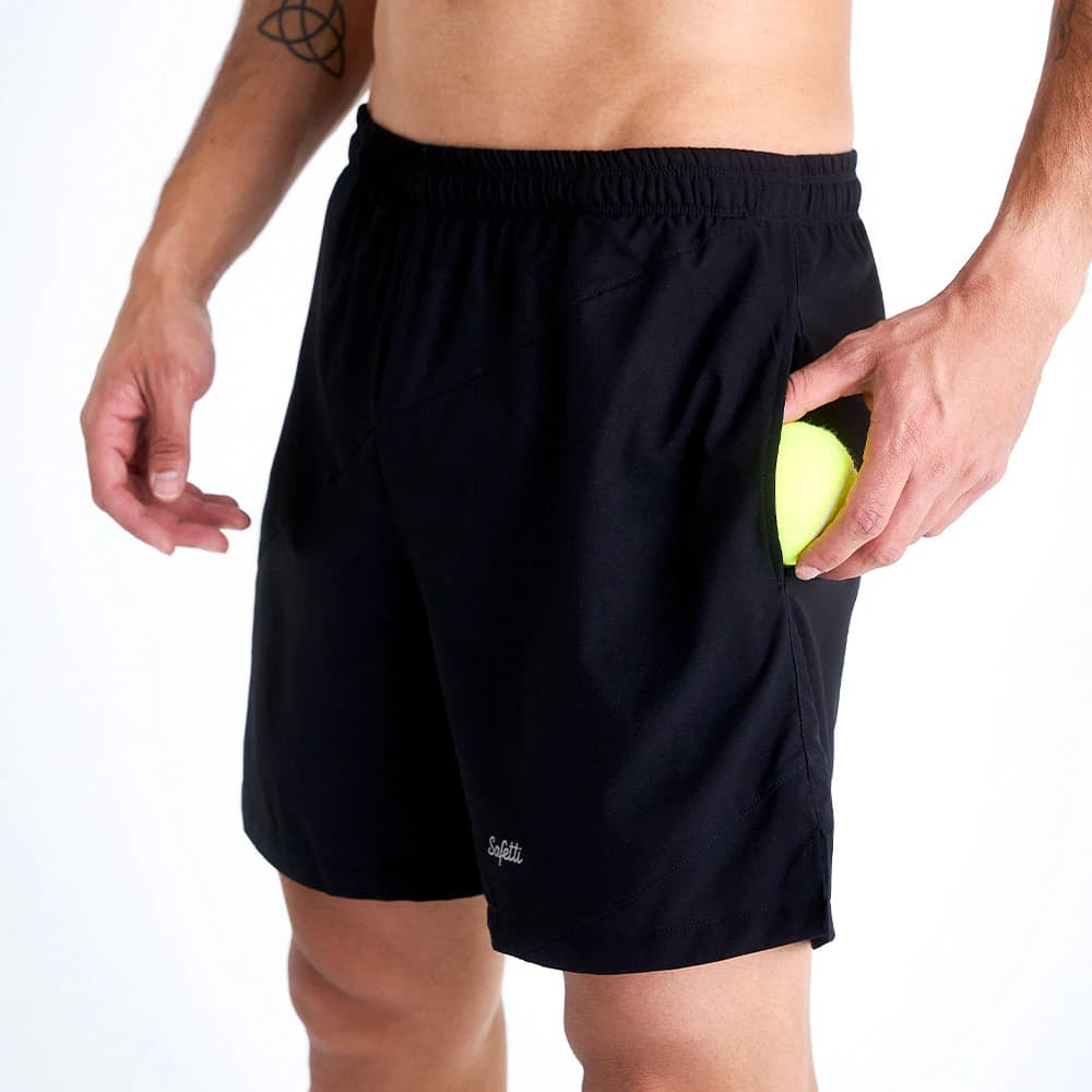 PANTALONETA RUNNING/PADEL BOLT NERO PARA HOMBRE - imagen 3