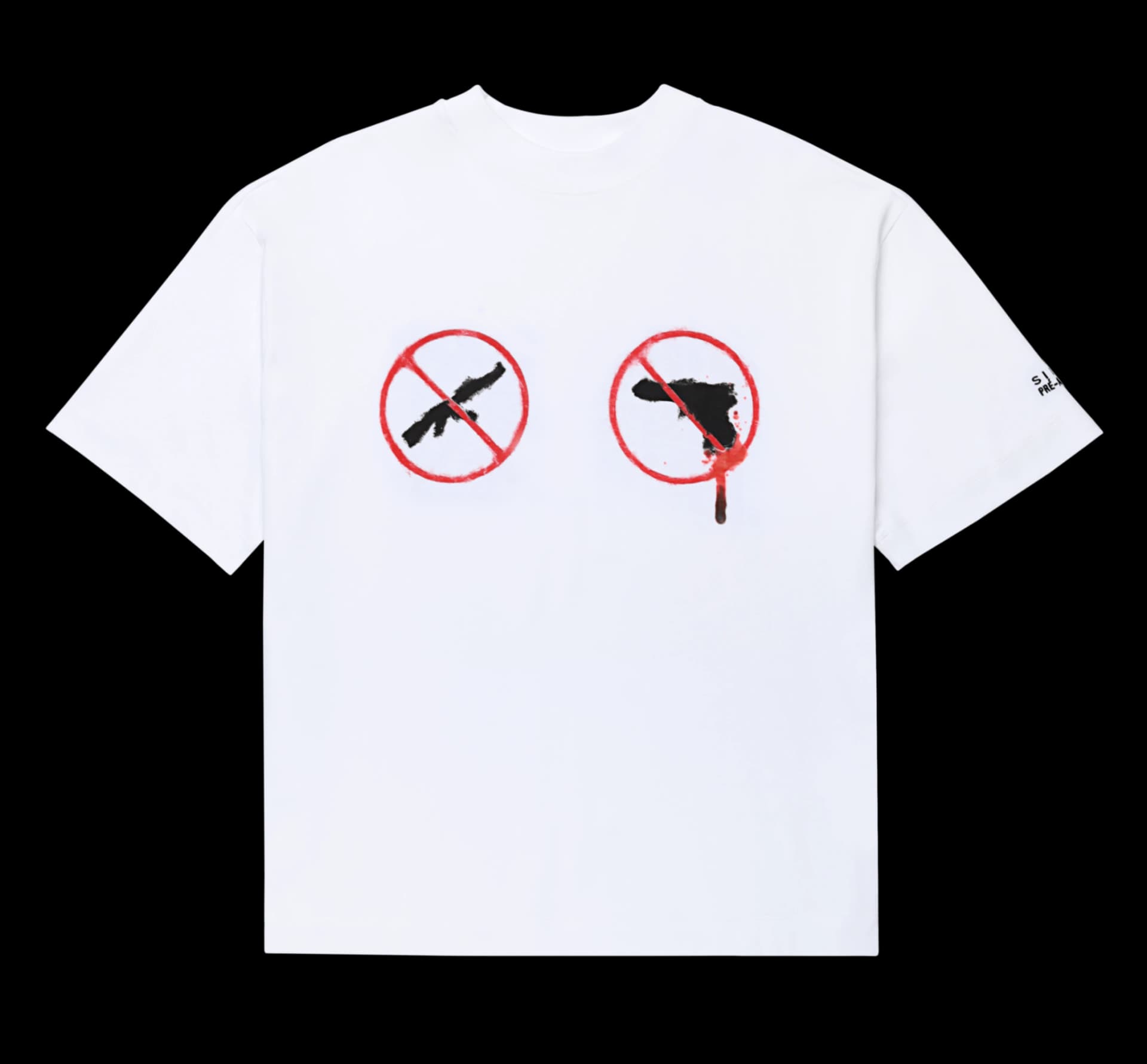 AMERICAN HORROR WHITE T-SHIRT - imagen 1
