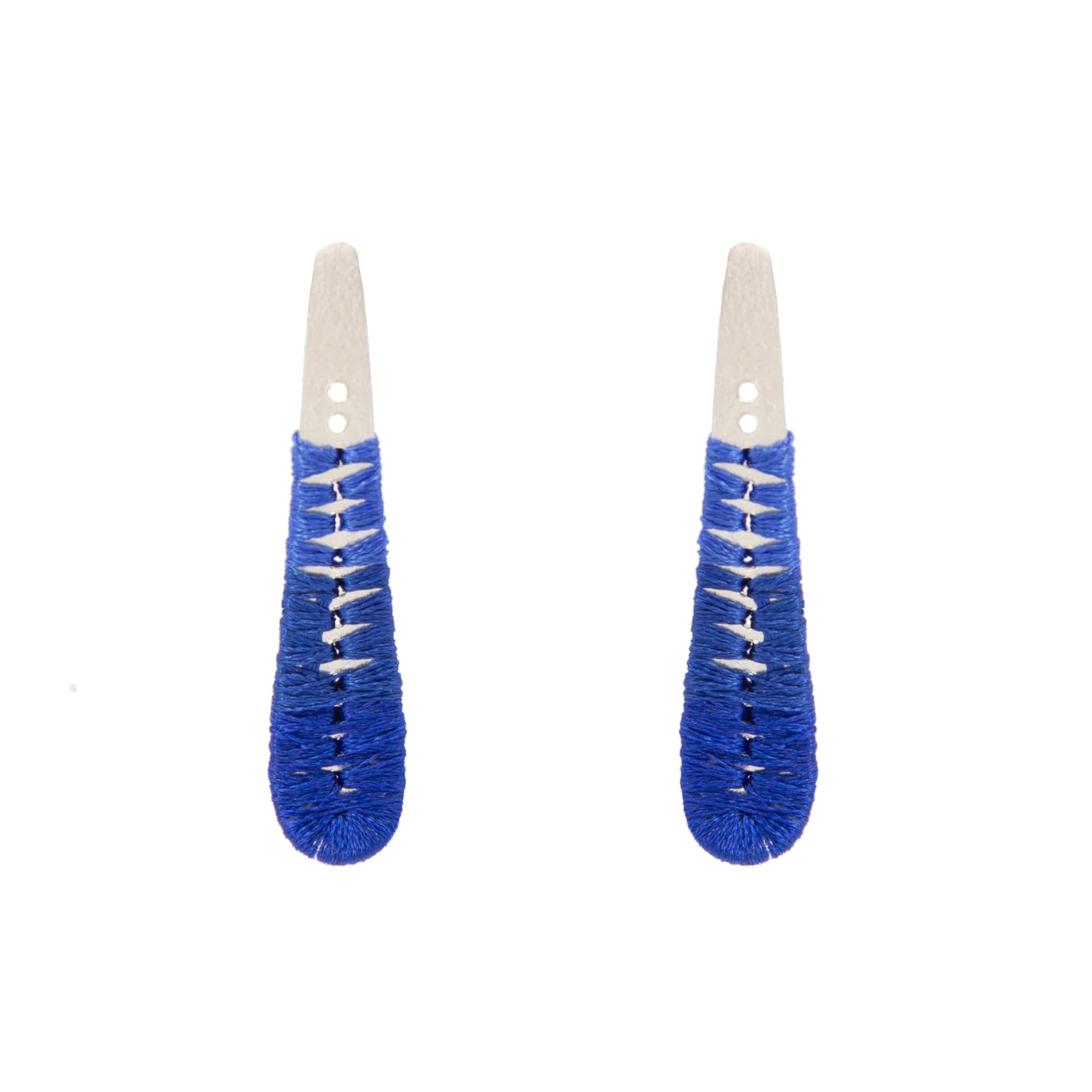 Aretes Plumas Midi - Tejido - imagen 4