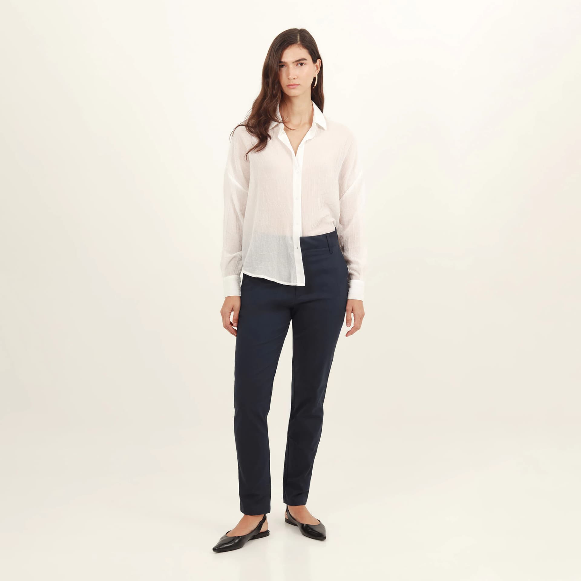 Pantalón básico bota recta - imagen 9