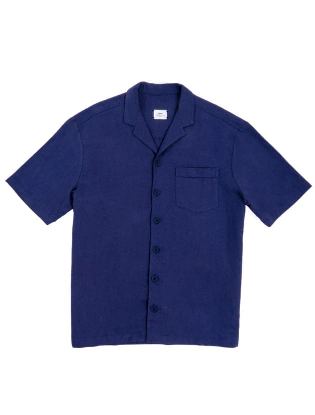 Portofino Dark Navy Lino / Algodón  - Camisa - imagen 1