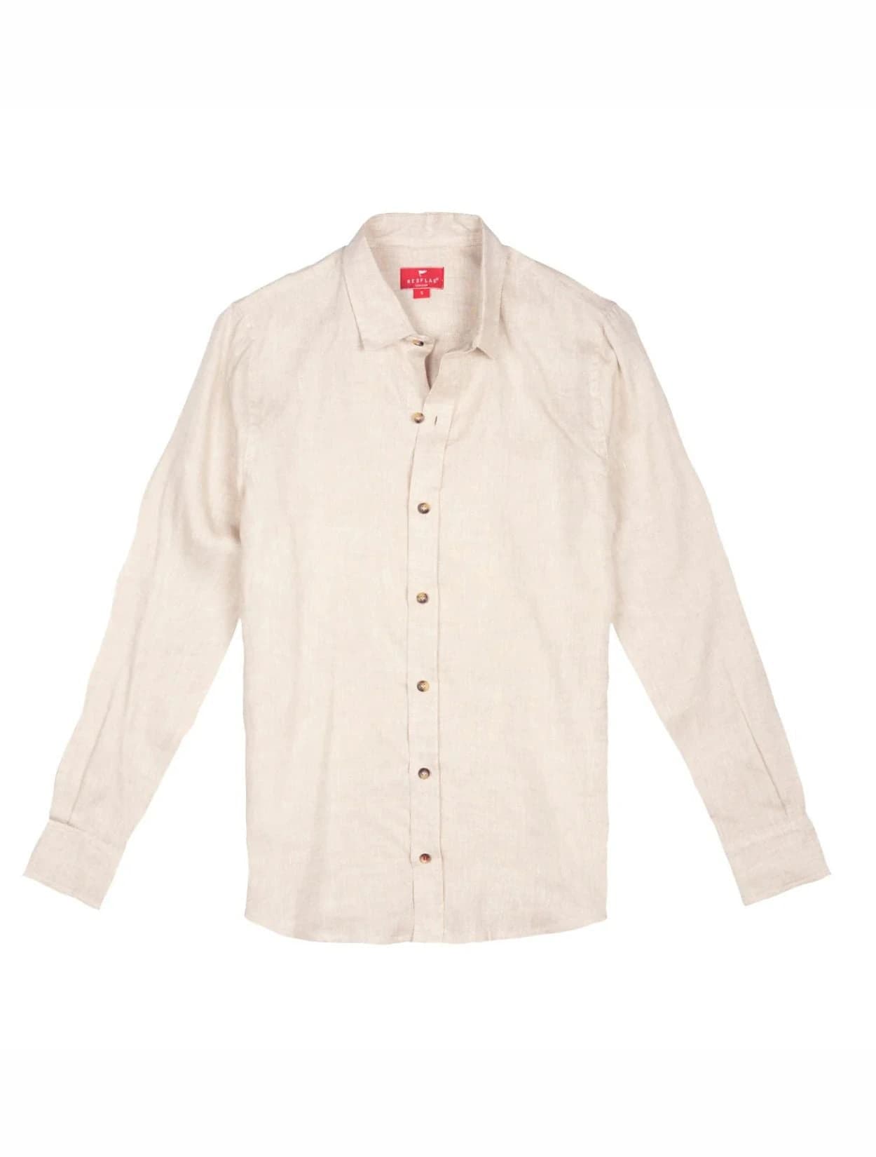 CAMISA LINO CRUDO - imagen 1