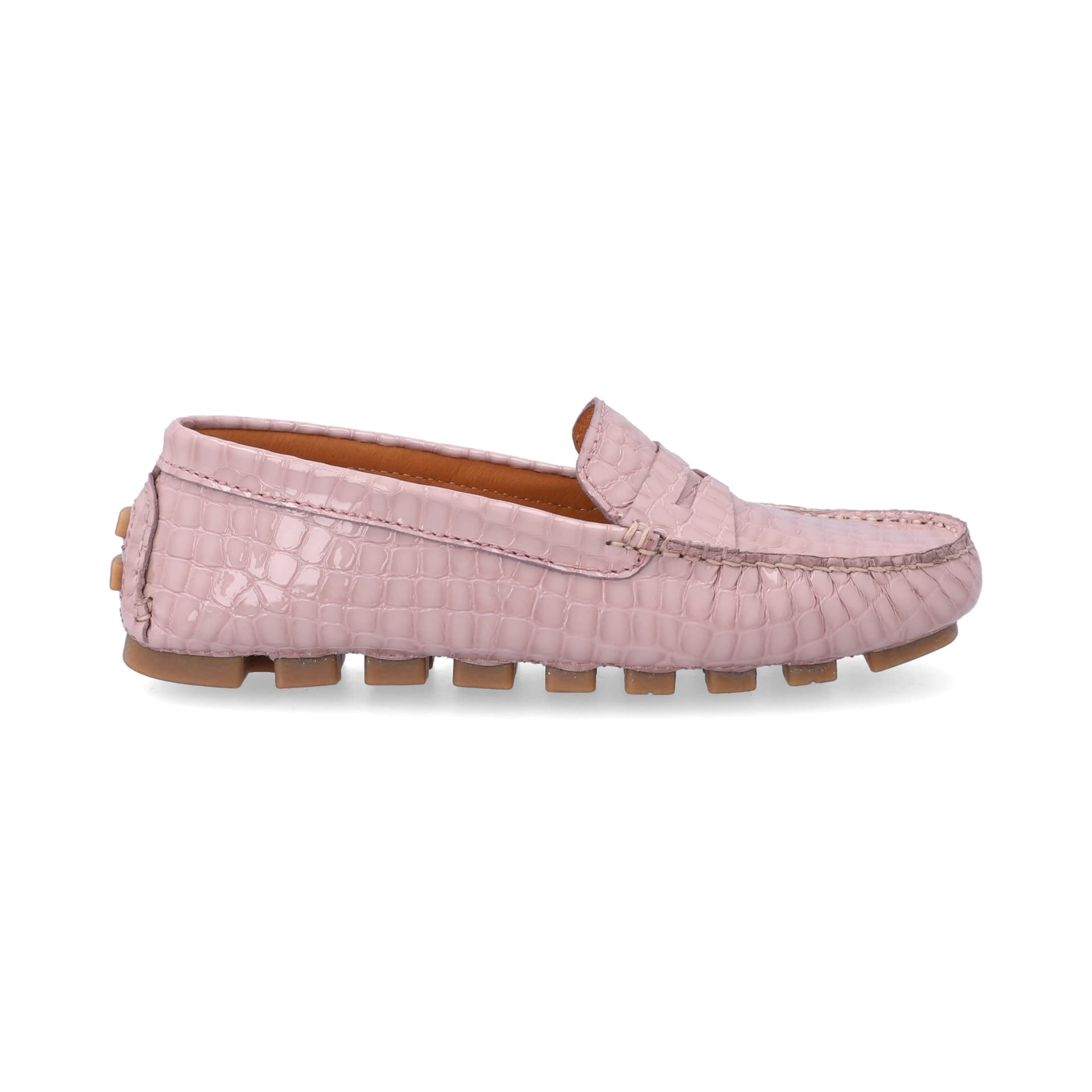 Mocasines Mujer Penny Cuero Maggie Rosa - imagen 4