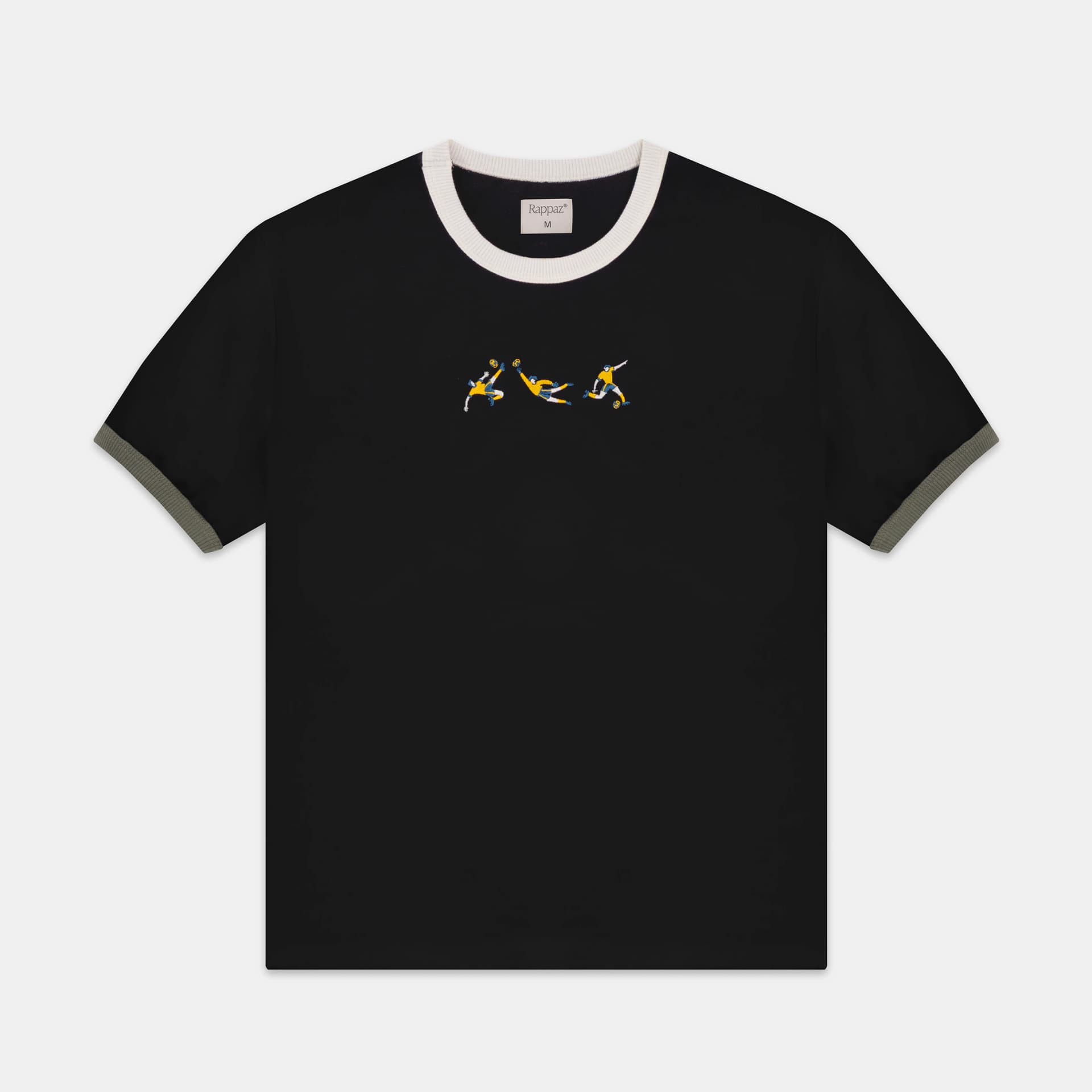 Gol Ringer Tee Negro