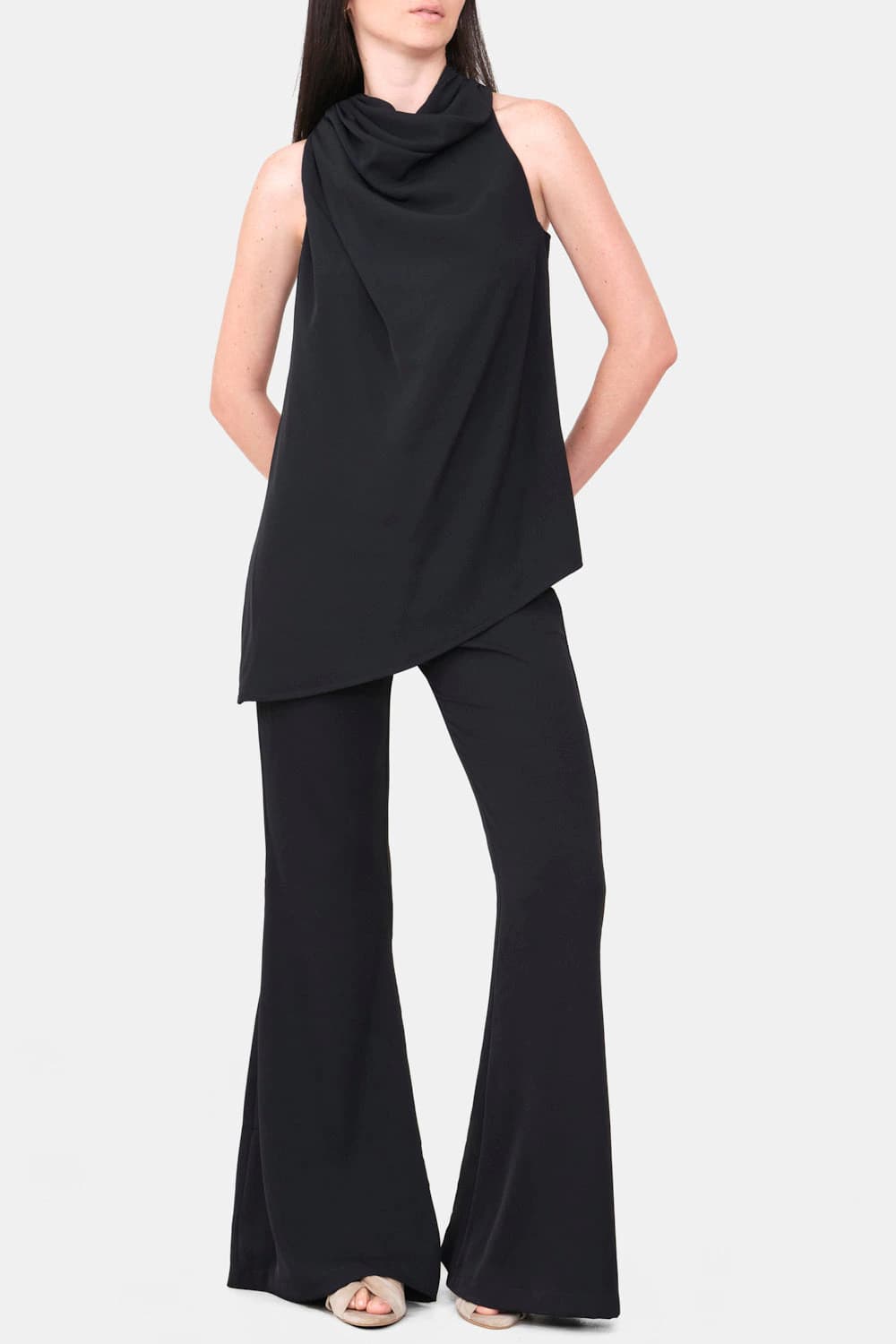 Pantalon carlota negro crepe - imagen 2