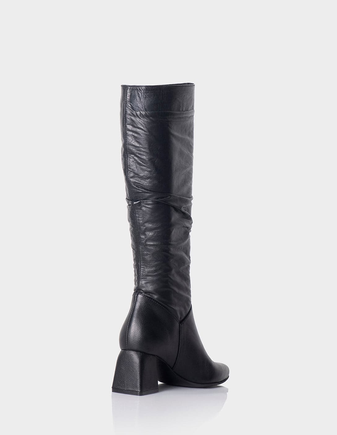 Bota Evangeline Cuero Negro - imagen 5