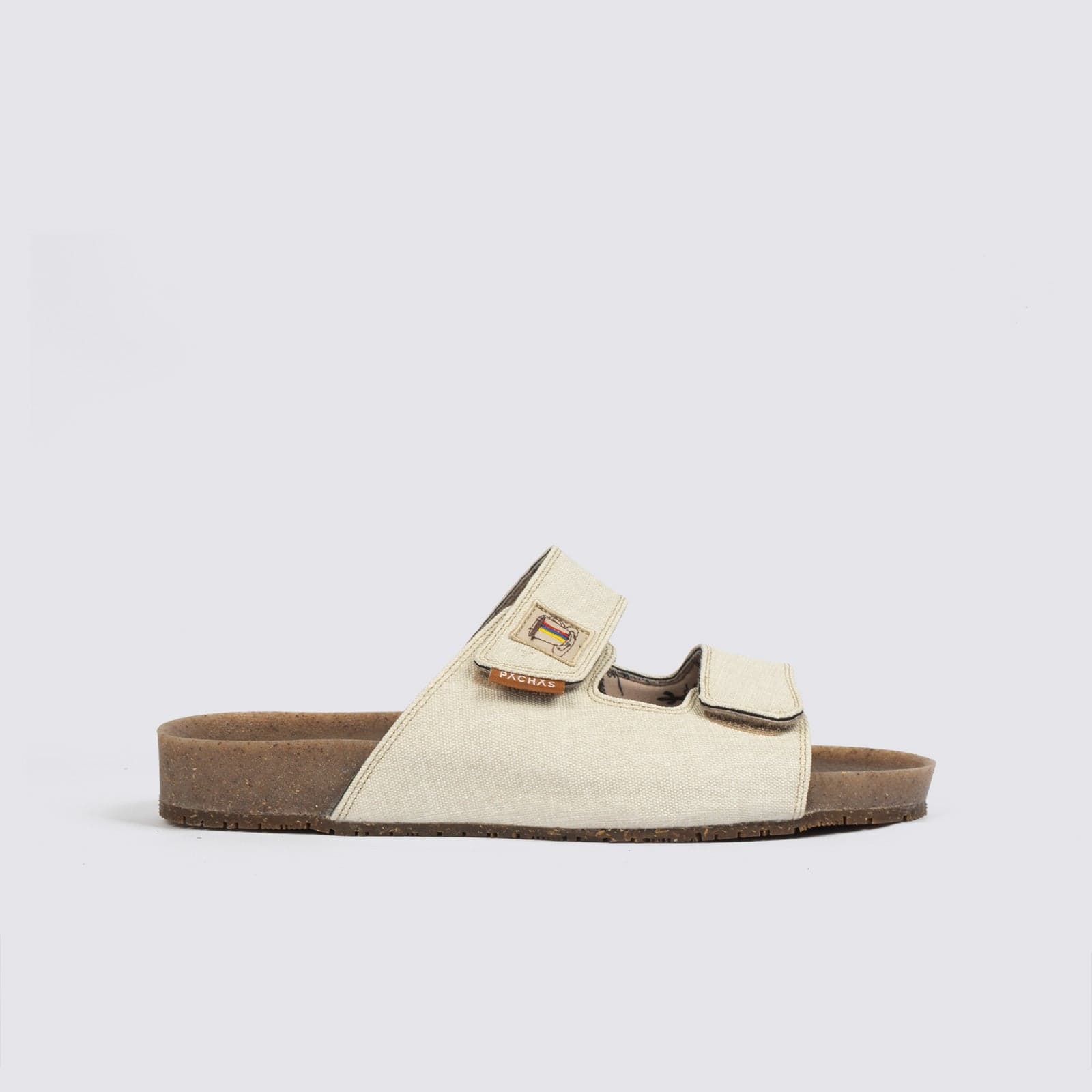 Sandalias dos correas "Bitacora" Blanca