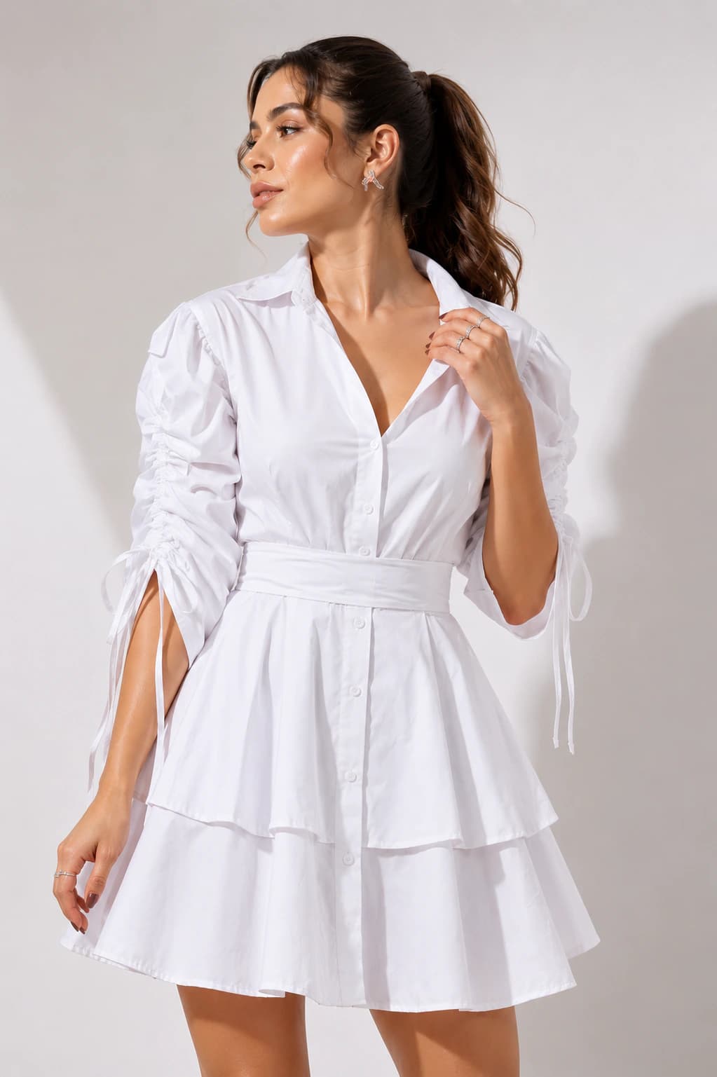 Vestido Tatis Blanco - imagen 2