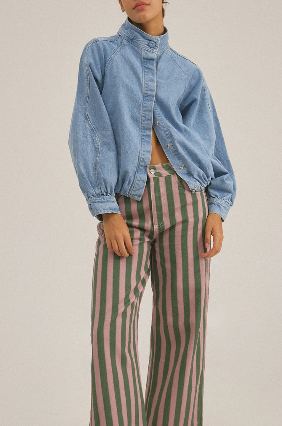 Chaqueta Bomber Denim - imagen 4