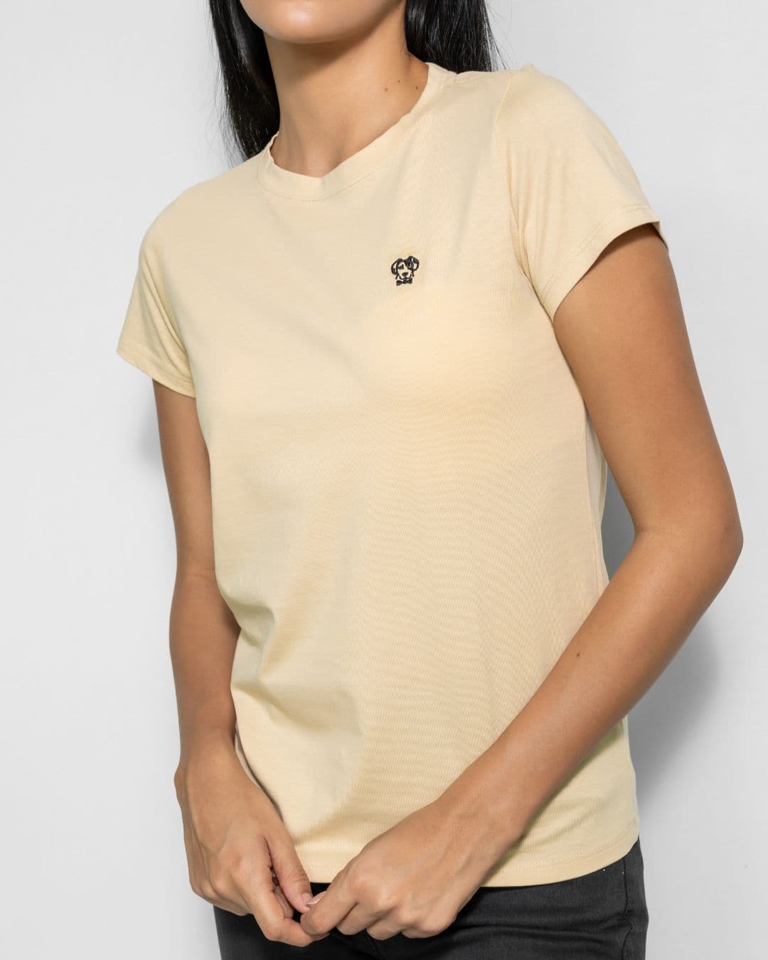 Camiseta Antimanchas de Mujer Beige - imagen 3