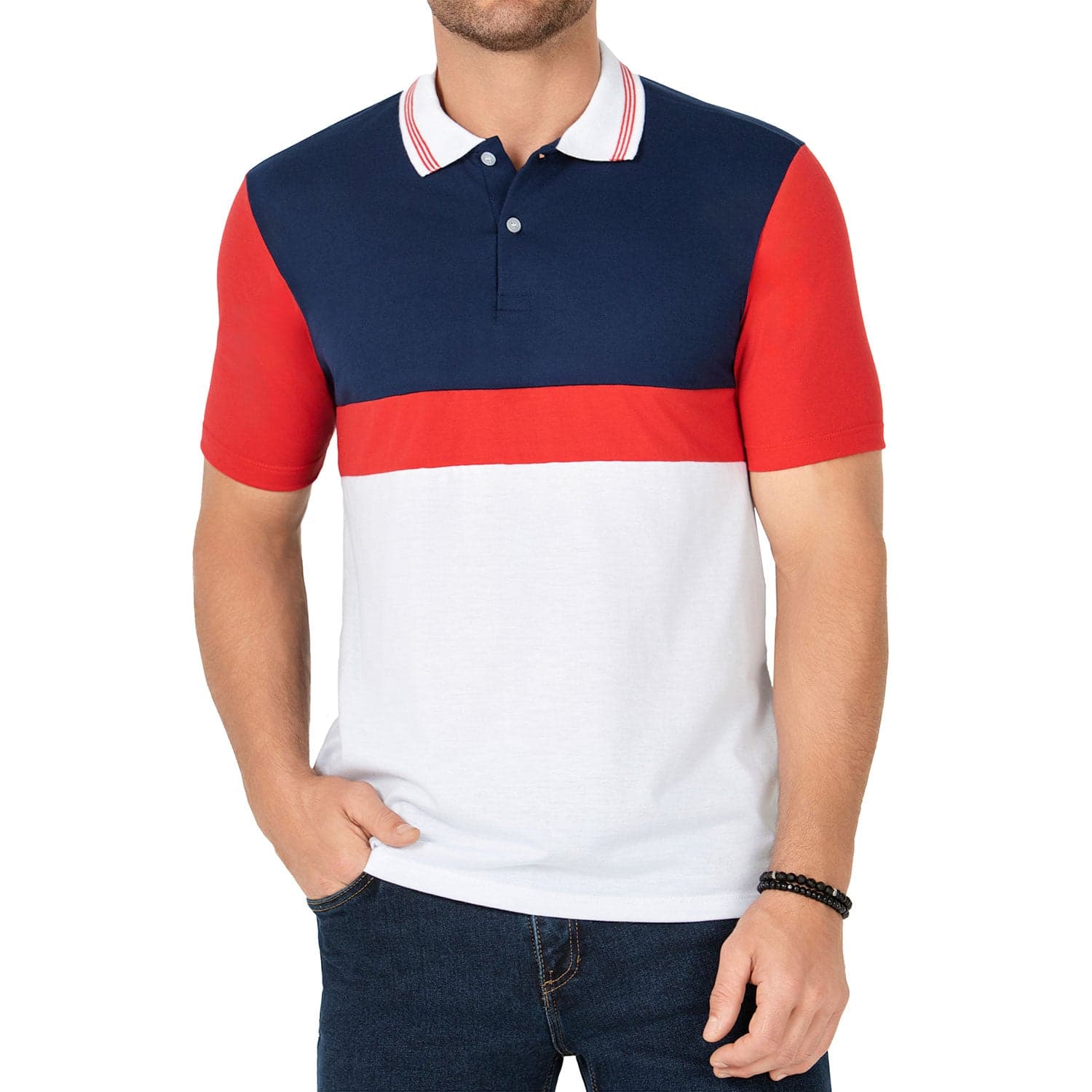 Camiseta Polo Carlos Azul Osc Croydon para Hombre