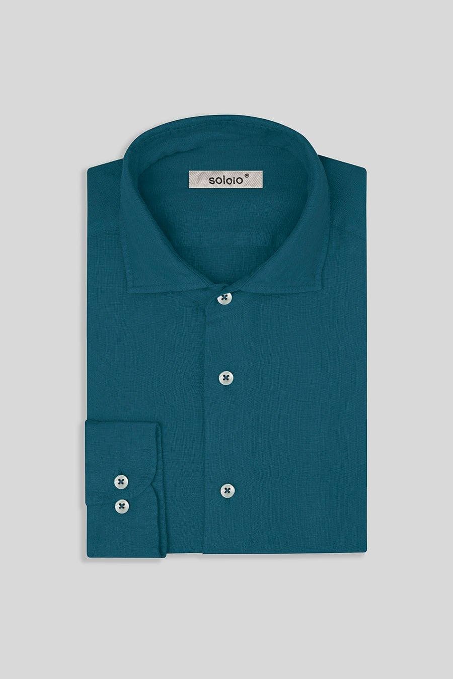 Men's linen shirt alpes - imagen 3