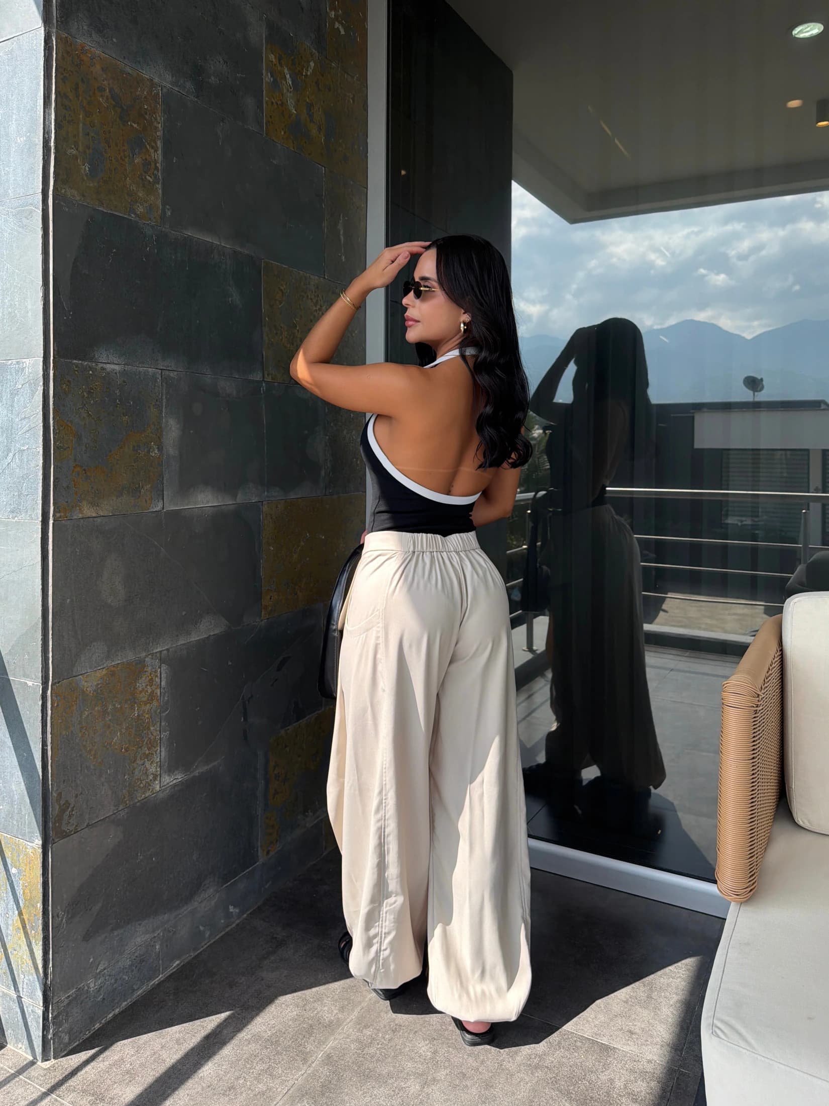 PANTALON ZAIRY MARFIL - imagen 3