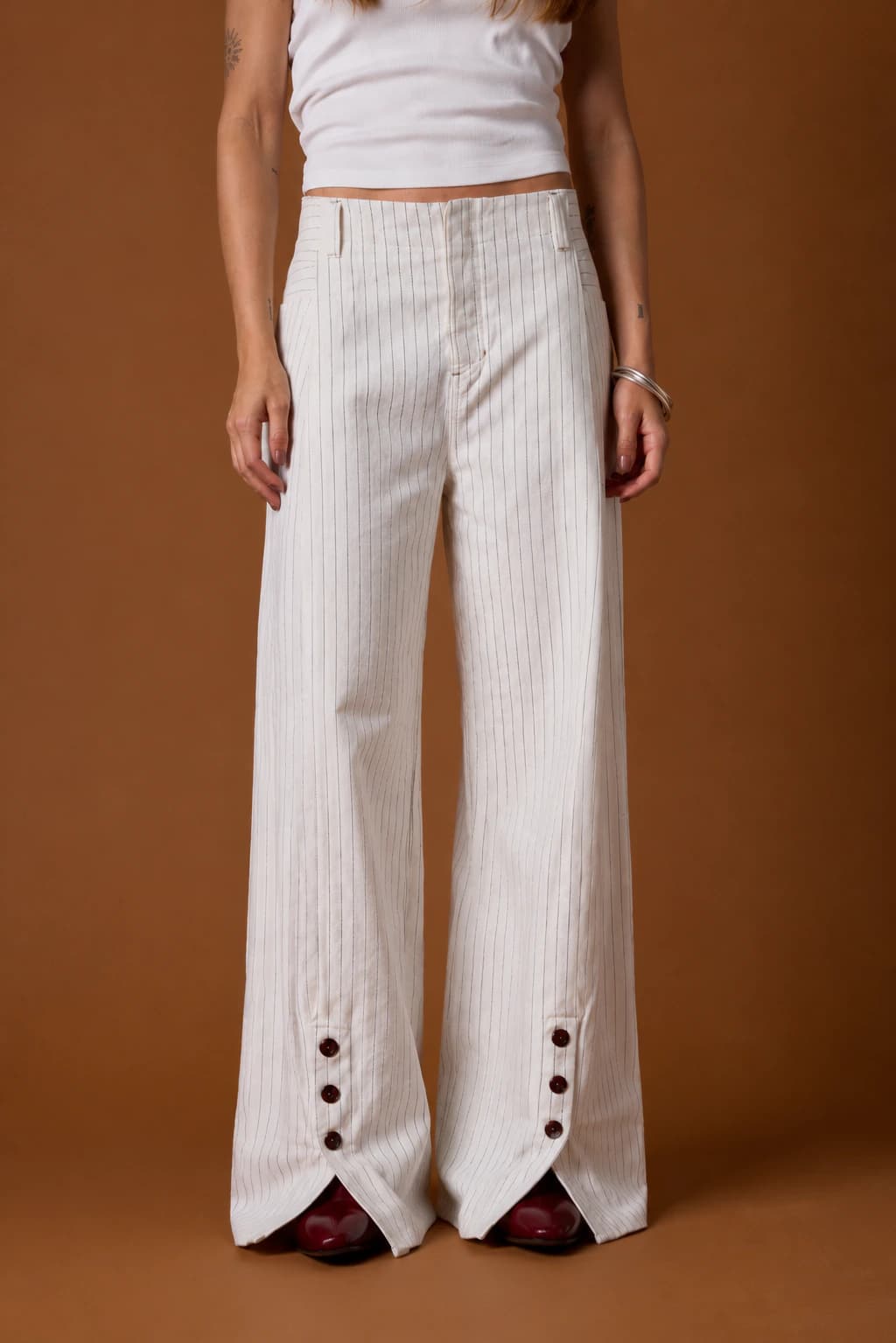 Pantalón Costa de algodón | Rayas