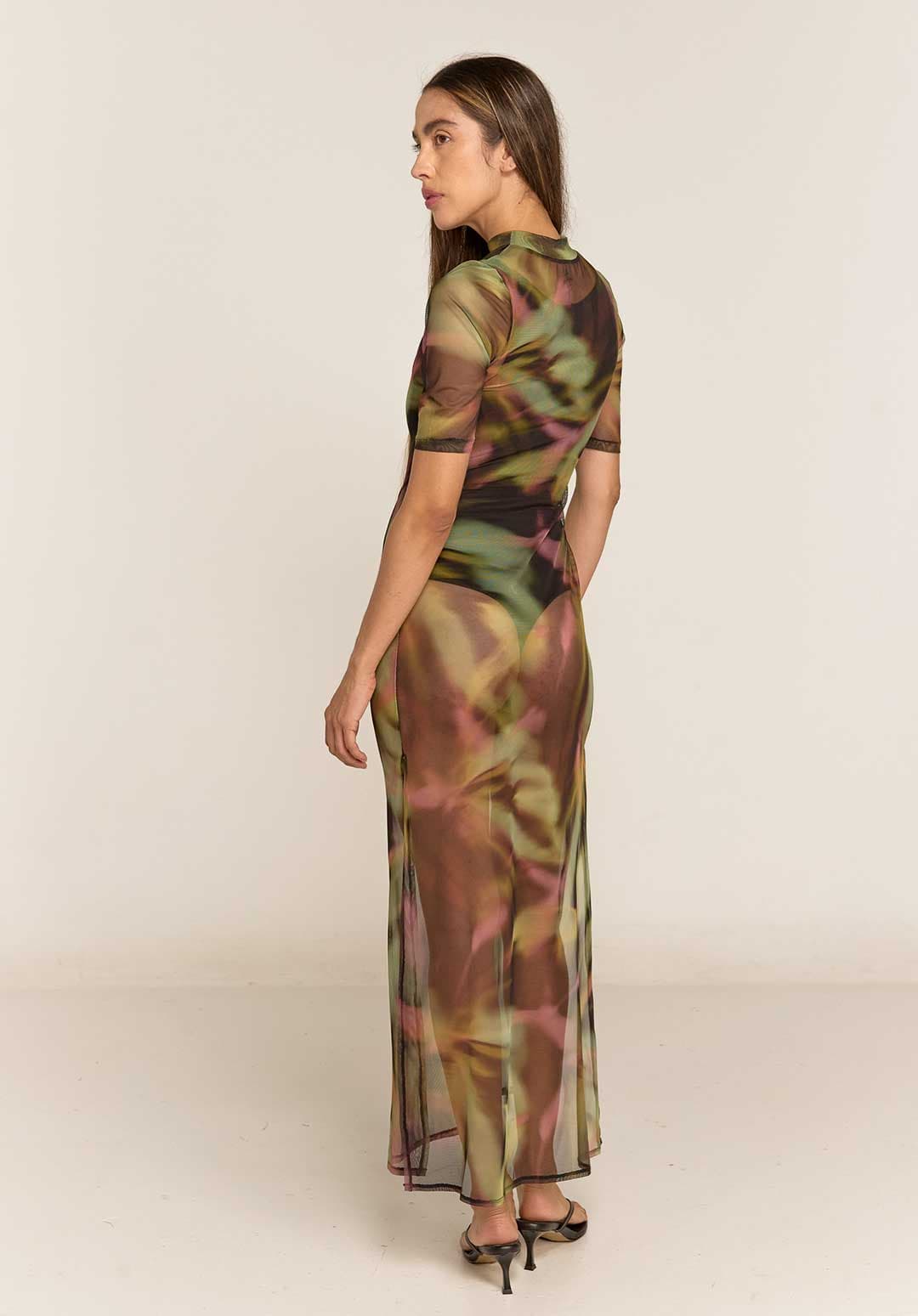 Vestido Mesh Bruma Blur - imagen 3
