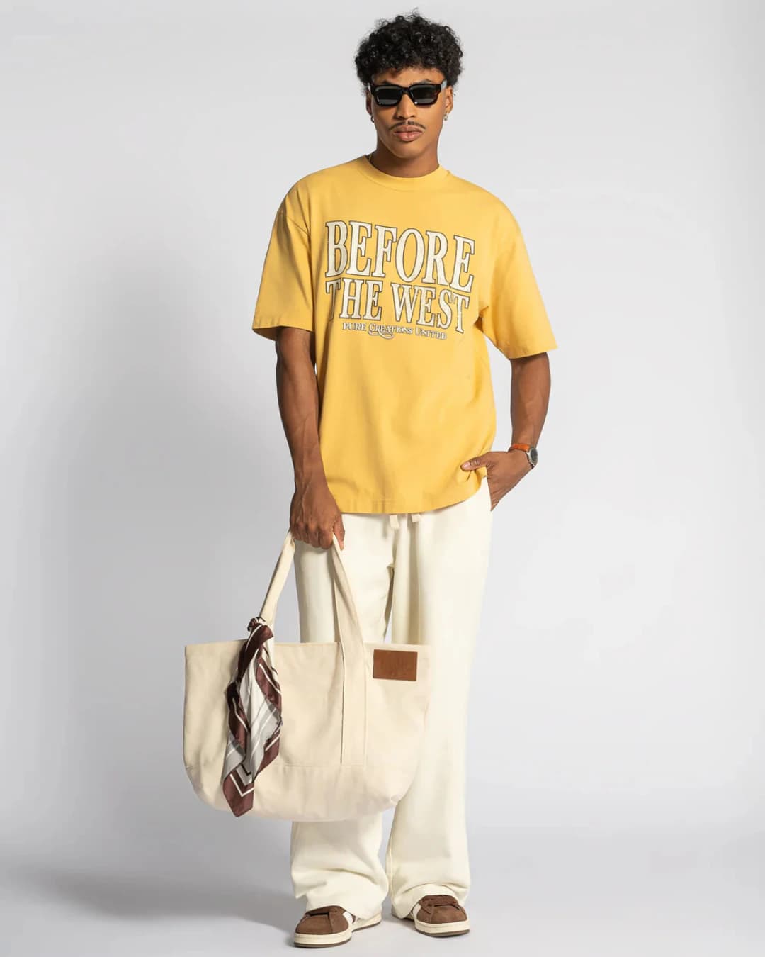 BEFORE THE WEST MUSTARD T-SHIRT - imagen 2