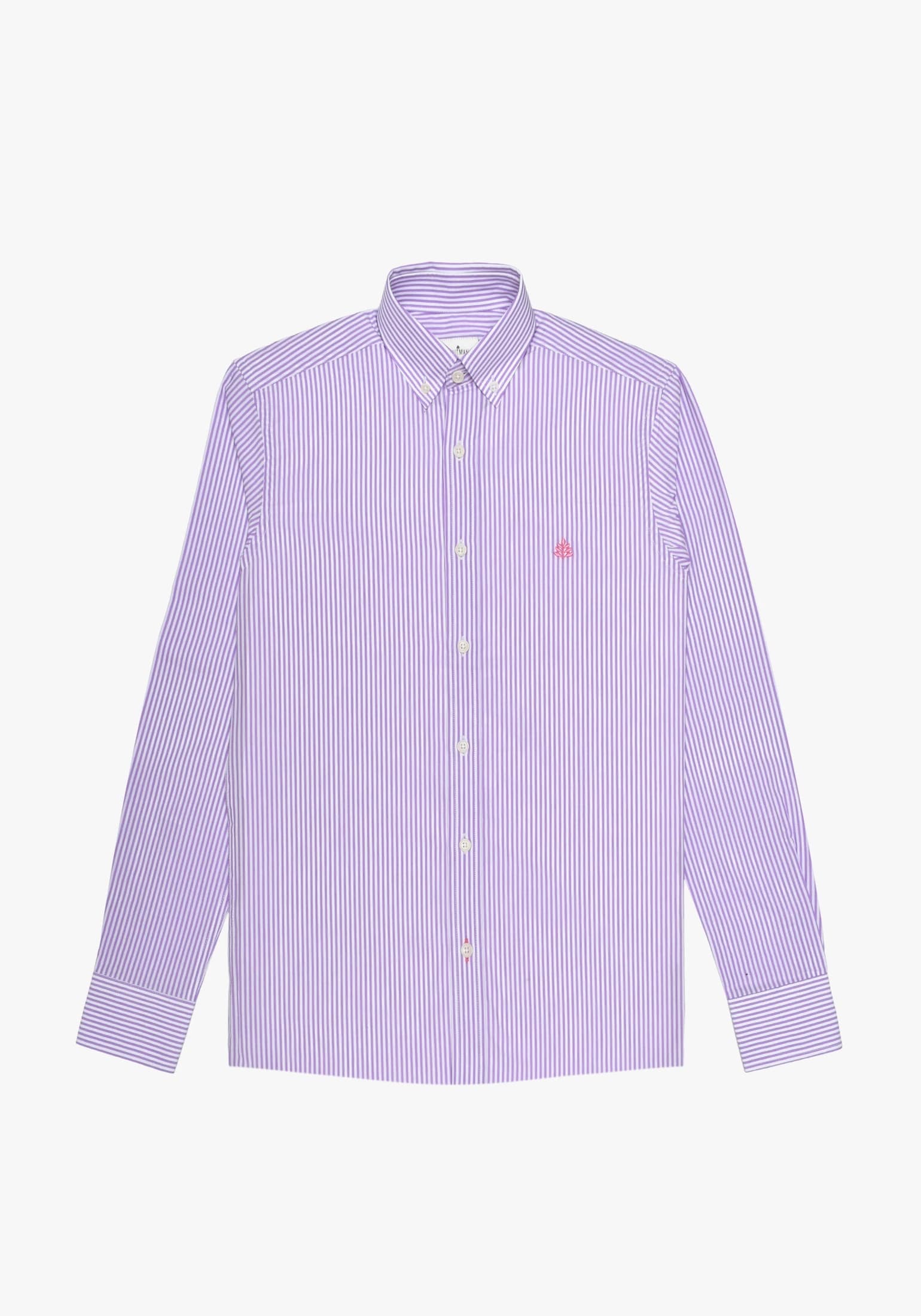 Camisa Whitman Líneas Morado - Blanco CBD - imagen 1