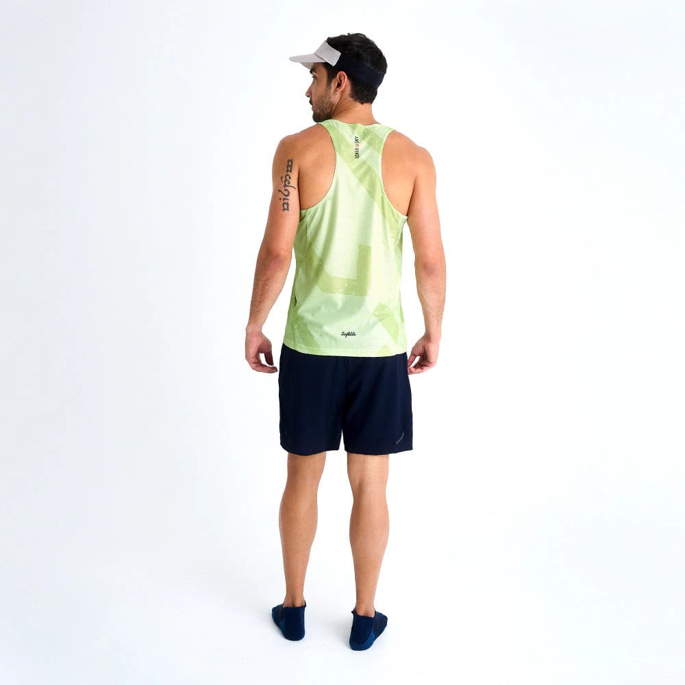 CAMISETA RUNNING MANGA SISA ENGRAVED YELLOW PARA HOMBRE - imagen 2