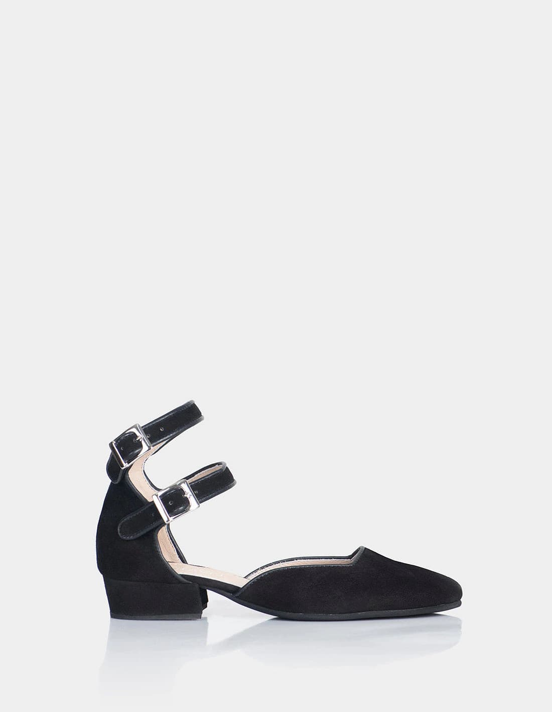 Zapato Aspen Ante Negro - imagen 1