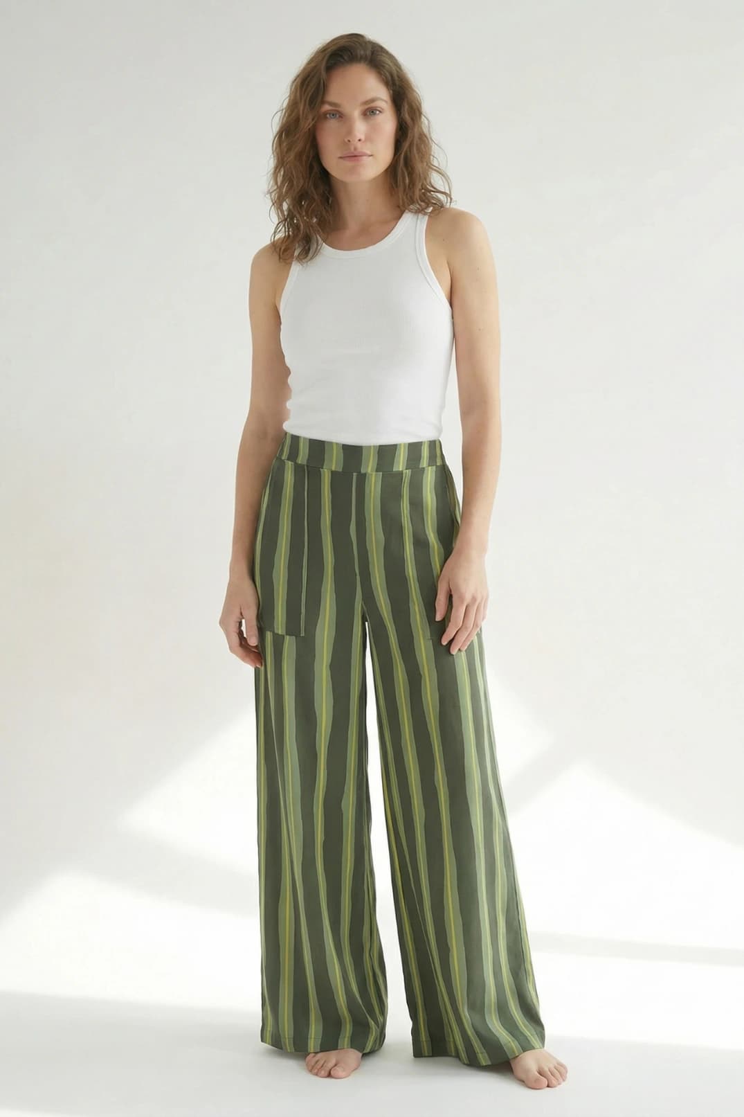 Pantalon Igua Rayas Verde - imagen 7