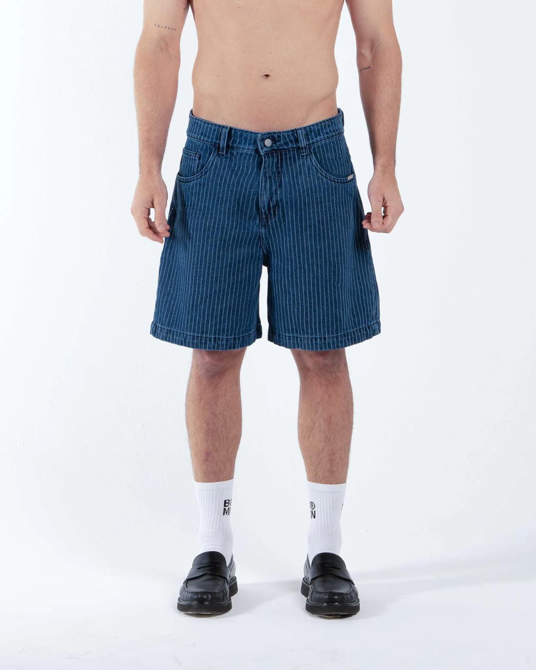 NATIVE DENIM STRIPE SHORT - imagen 2