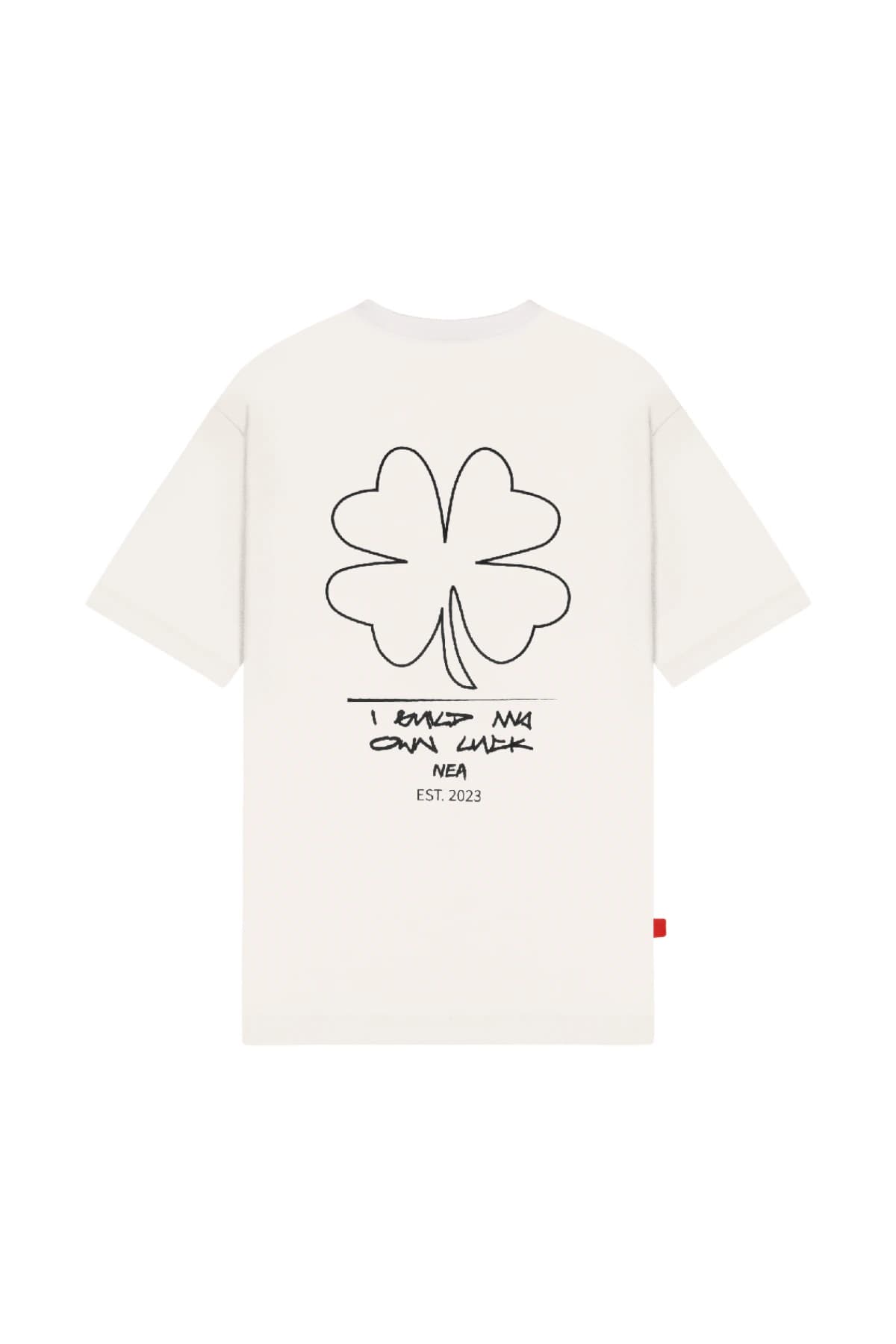 CAMISETA OVERSIZE FAITH MARFIL NEA - imagen 1