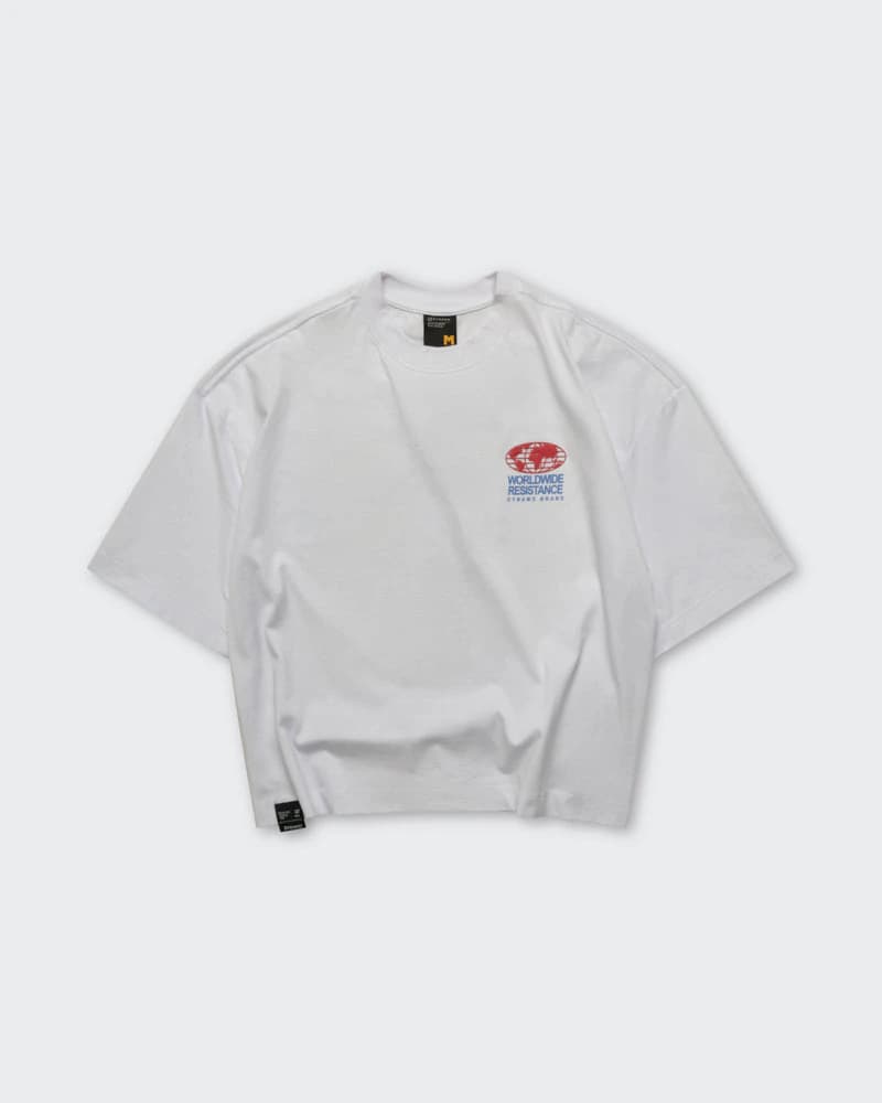 Camiseta  Blanca Boxy Broken - imagen 6