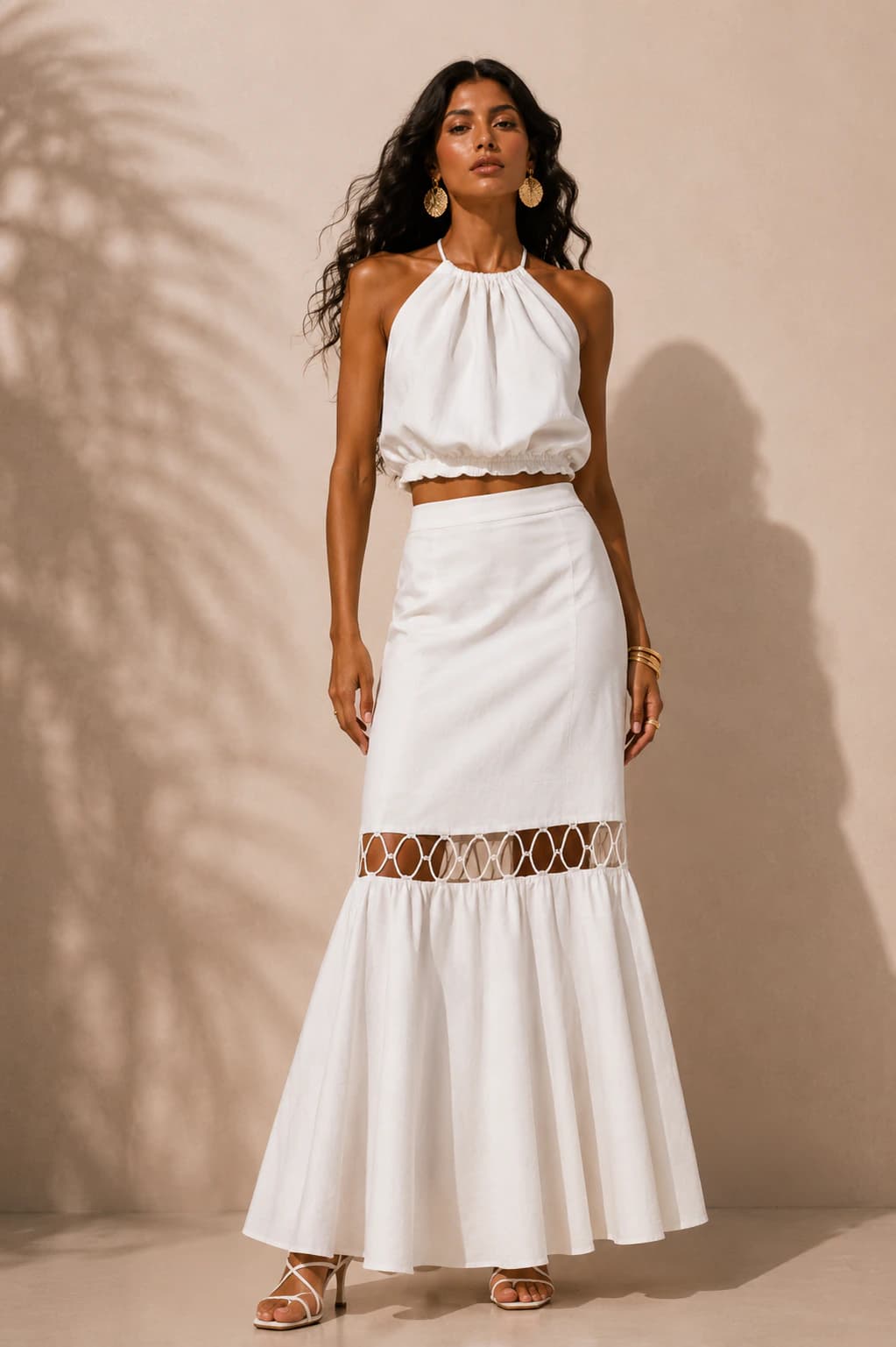 Falda Aguadas Blanco - imagen 2