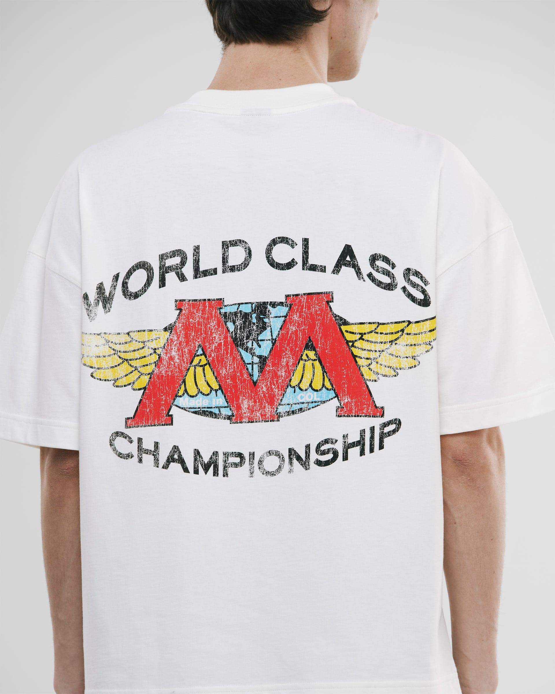 Camiseta Boxy Fit World Class - Cloud Dancer - imagen 4