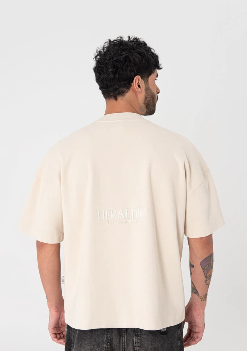 Heraldic Cream Rood T-shirt - imagen 3