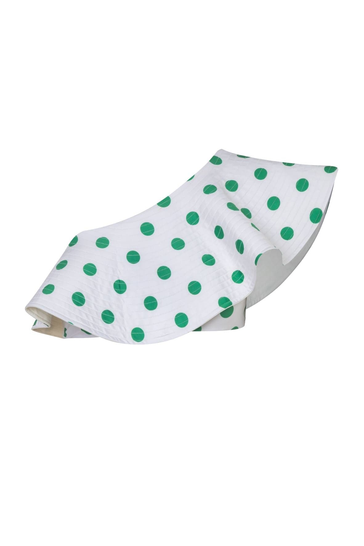 Sunset Waves Top / Green Polka - Ivory - imagen 1