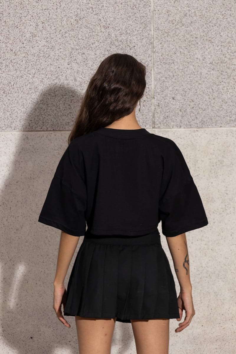 BLACK SODA CROP TOP - imagen 6