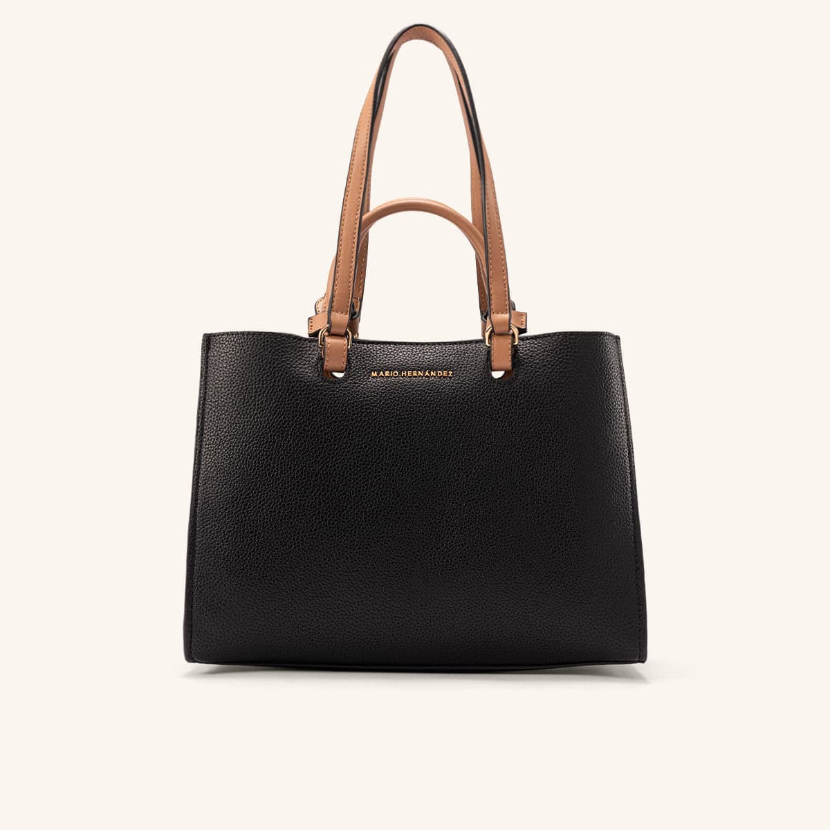 Bolso De Mano Tala Negro Terracota