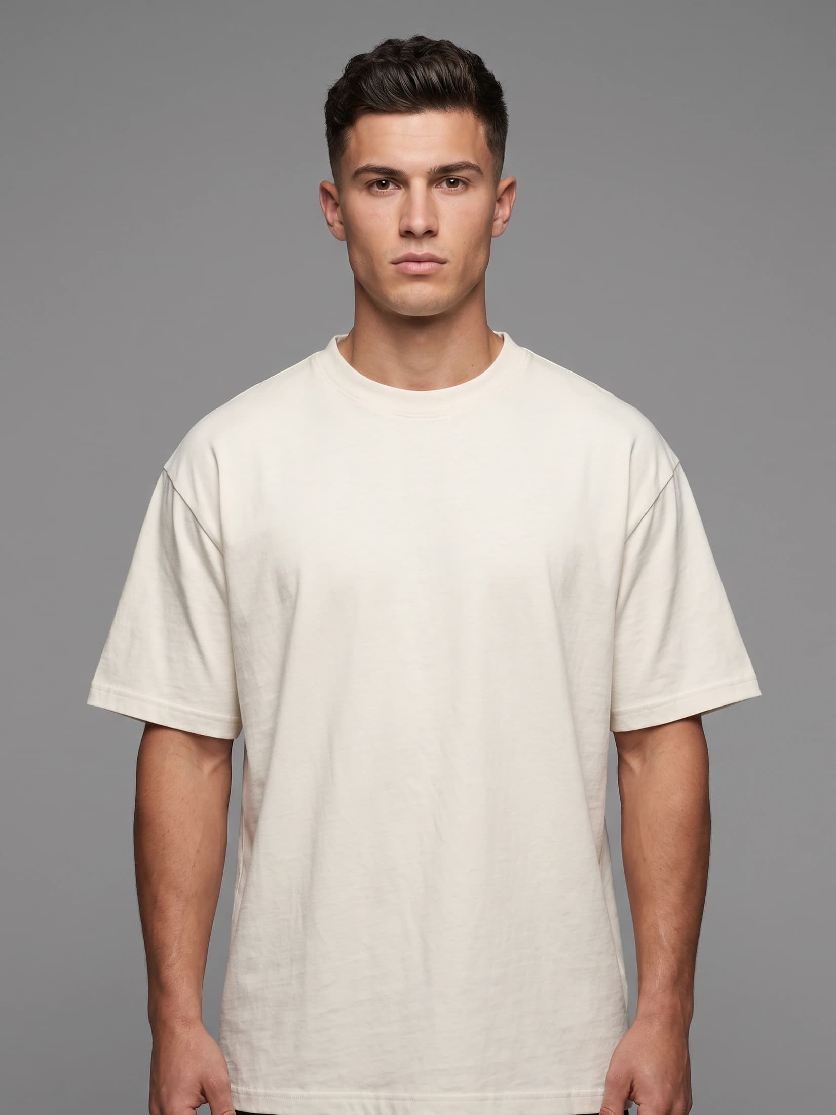 Camiseta Fist Basica Veta Blanco Hueso - imagen 1