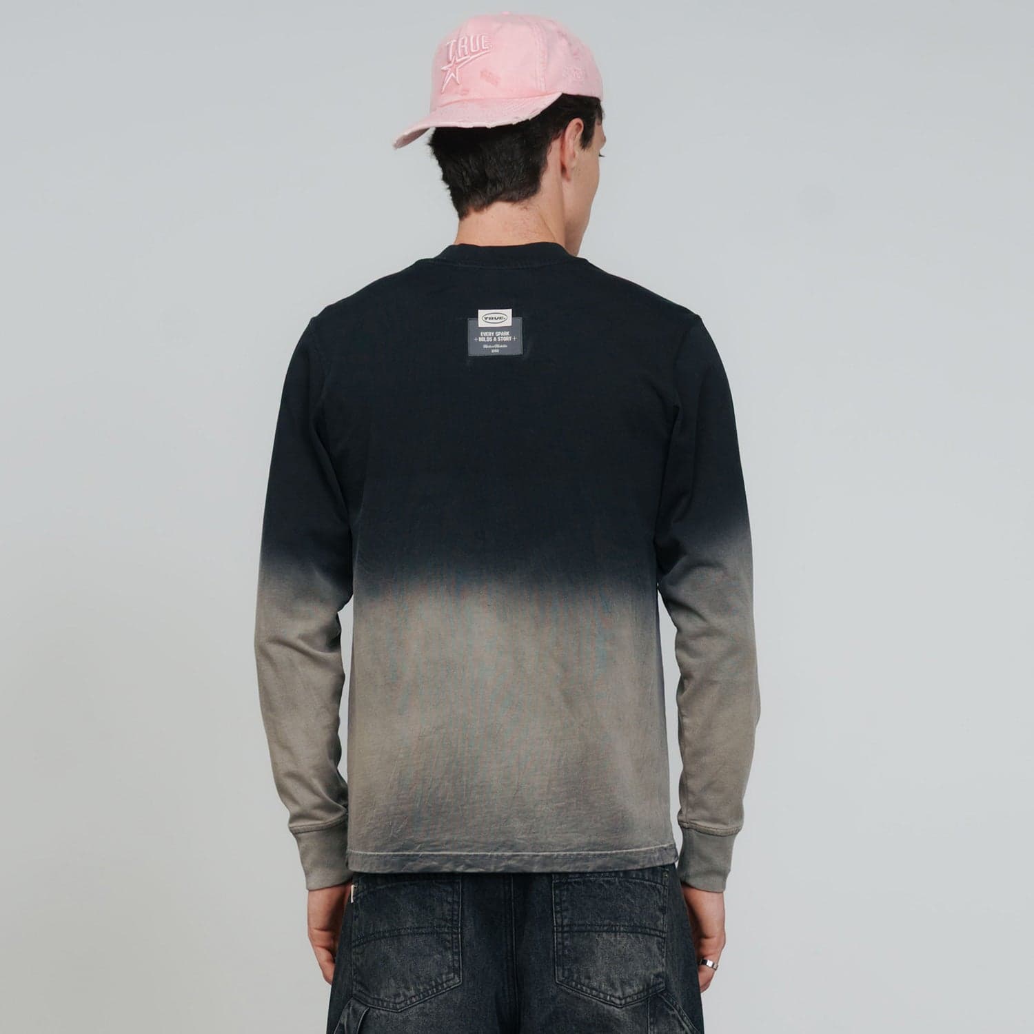 Chrome Long Sleeve Tee - Black/White - imagen 3