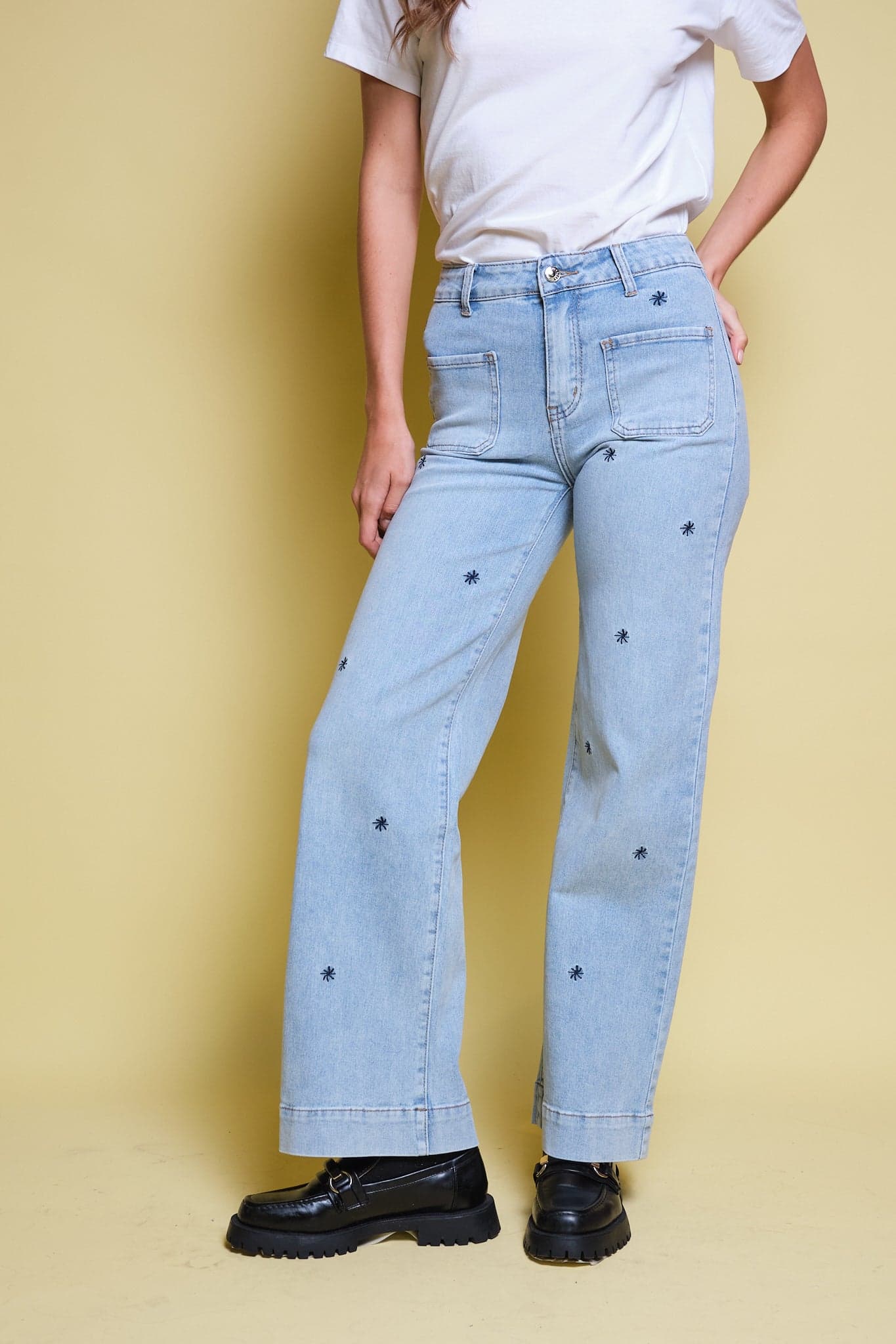 JEANS AZULES MICRO ESTRELLAS