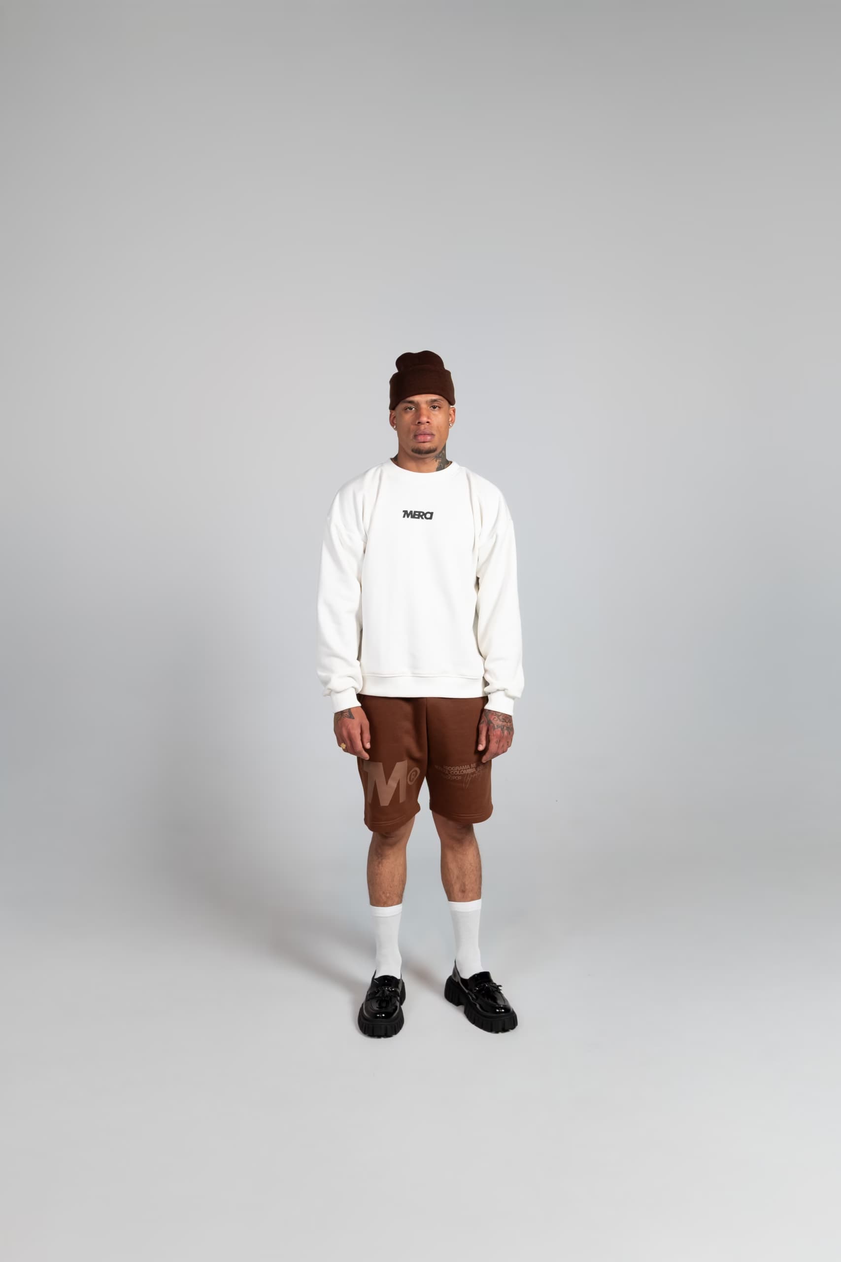 Hoodie Blanco Oversize