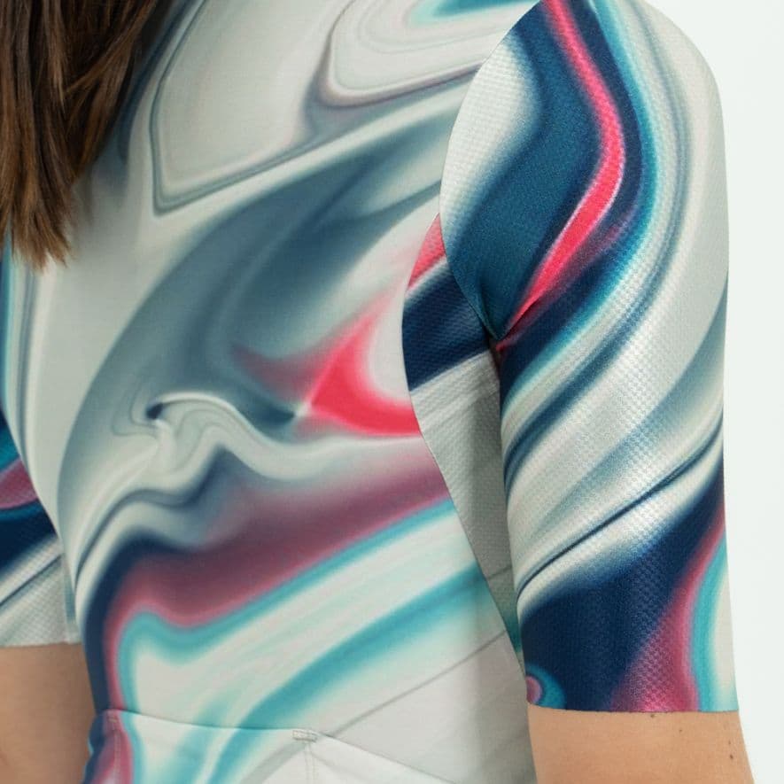 CAMISA CICLISMO MANGA CORTA MARMORIZZATO PARA MUJER - imagen 4