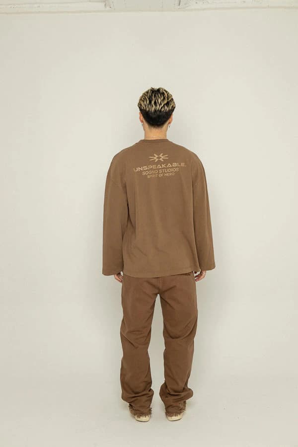 Buzo Unspeakable Long Sleeve-Marrón - imagen 6