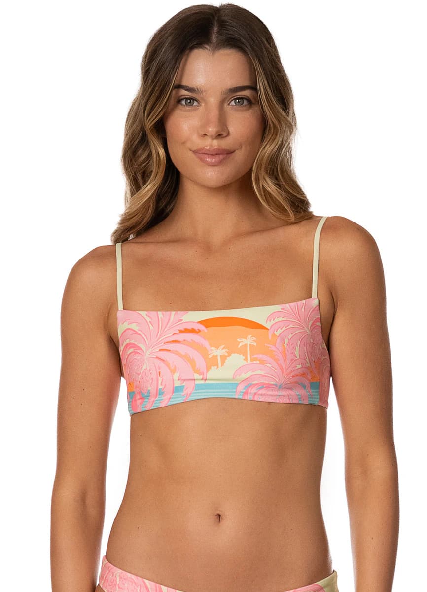 Maaji Pastel Mirage Scape Sporty Bralette Bikini Top - imagen 2