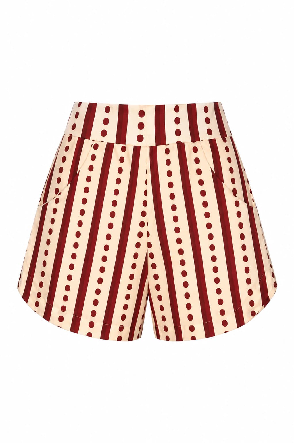 Tomaso Linen Short / Red Stripes - imagen 1