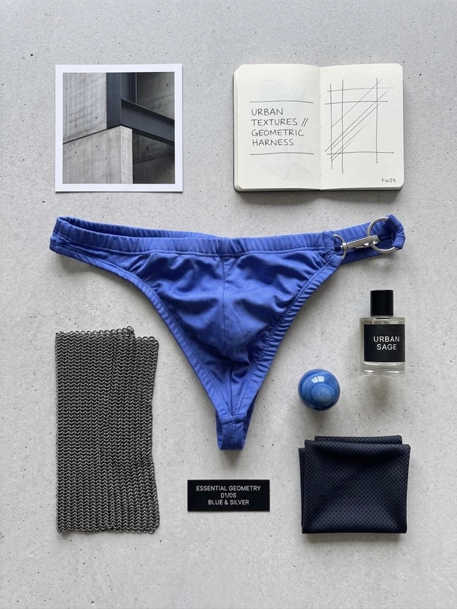 Hook Thong — Navy Blue - imagen 2