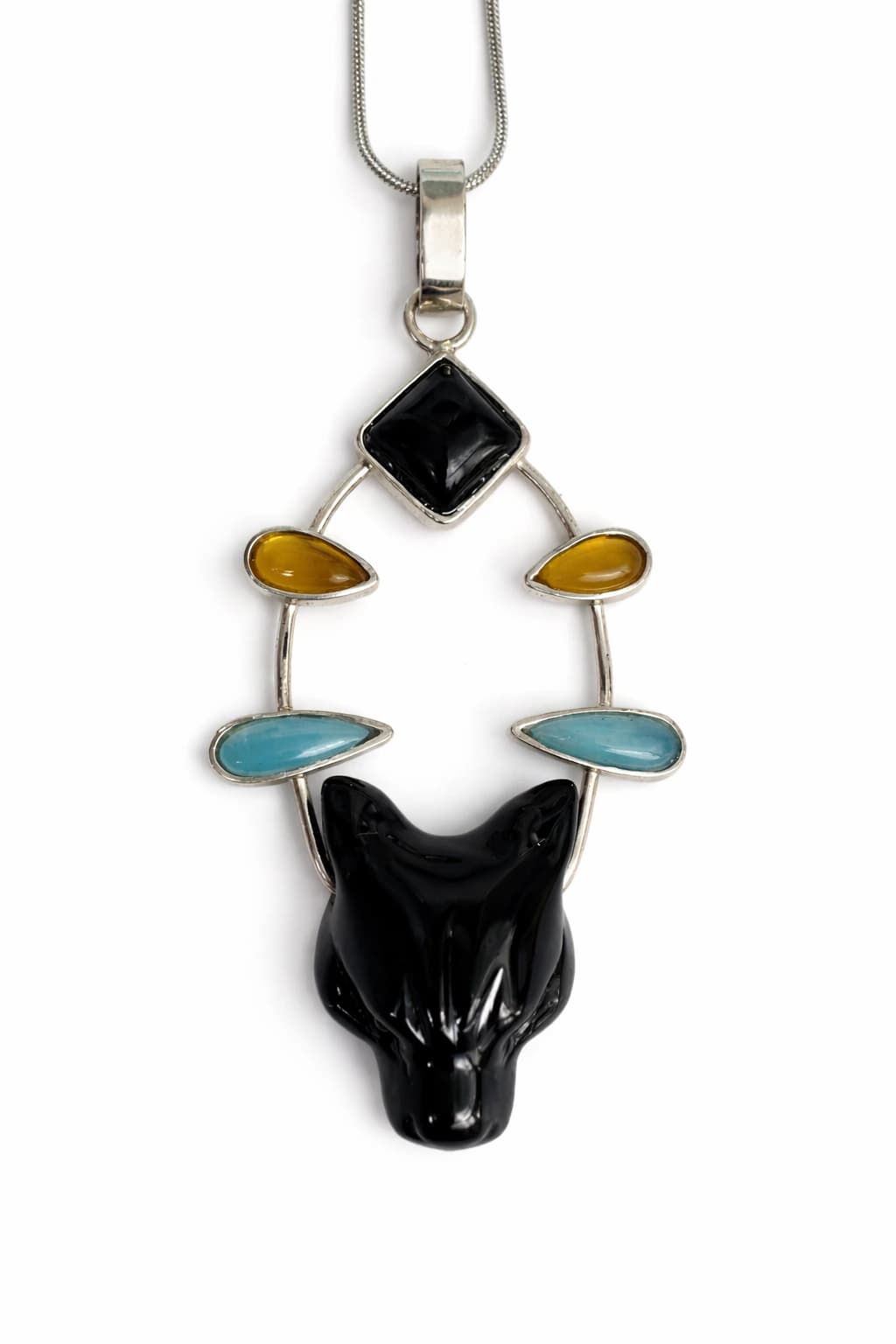 Jaguar of the Two Moons Pendant - imagen 1