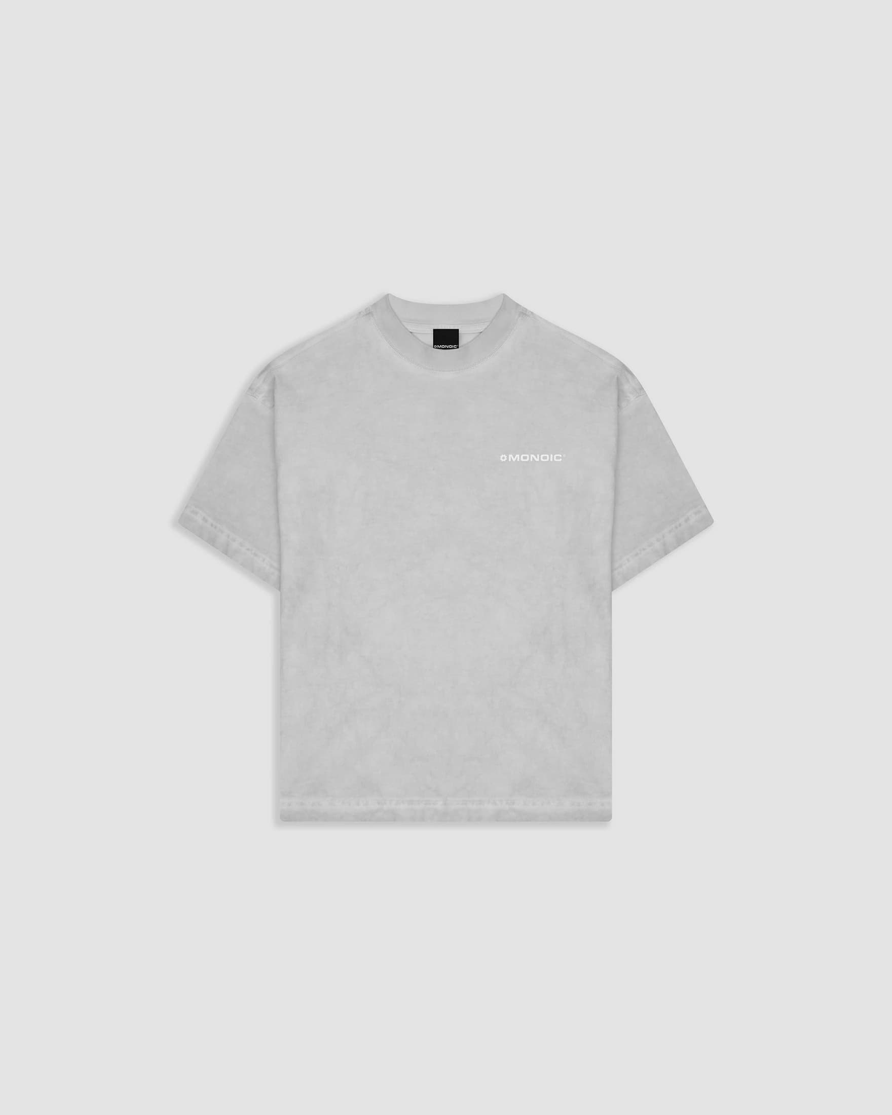 Camiseta Boxy Fit Básica V2 - Gris Desgastado - imagen 1