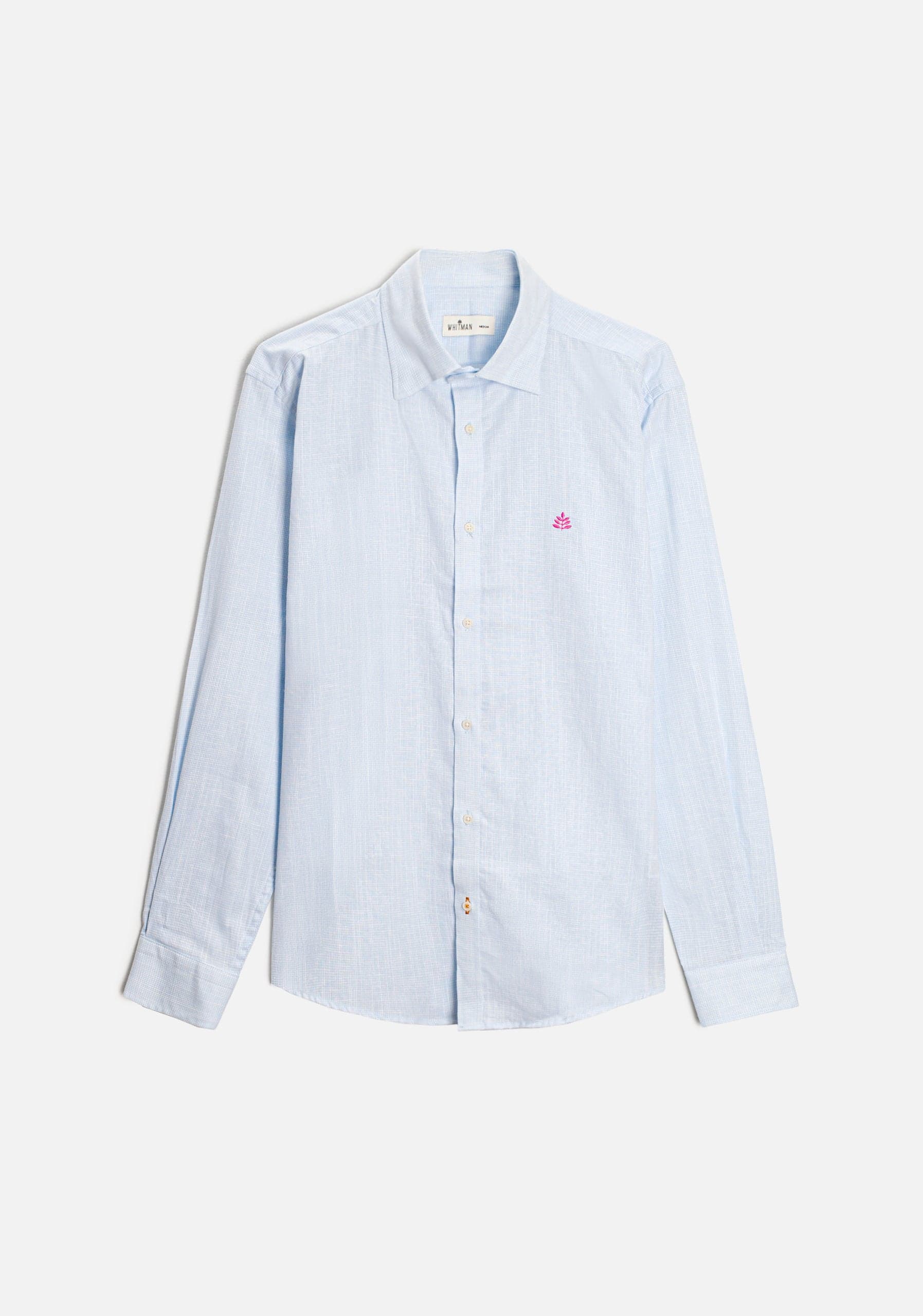 Camisa H CI Cuadros L-Fuc Azul Claro - imagen 1