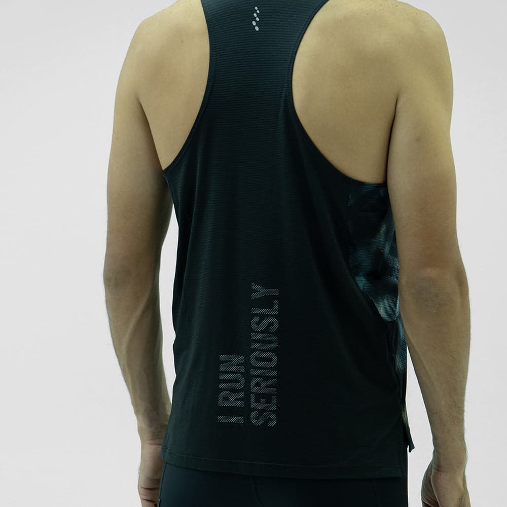 CAMISETA  RUNNING MANGA SISA STROBE NEGRO PARA HOMBRE - imagen 2