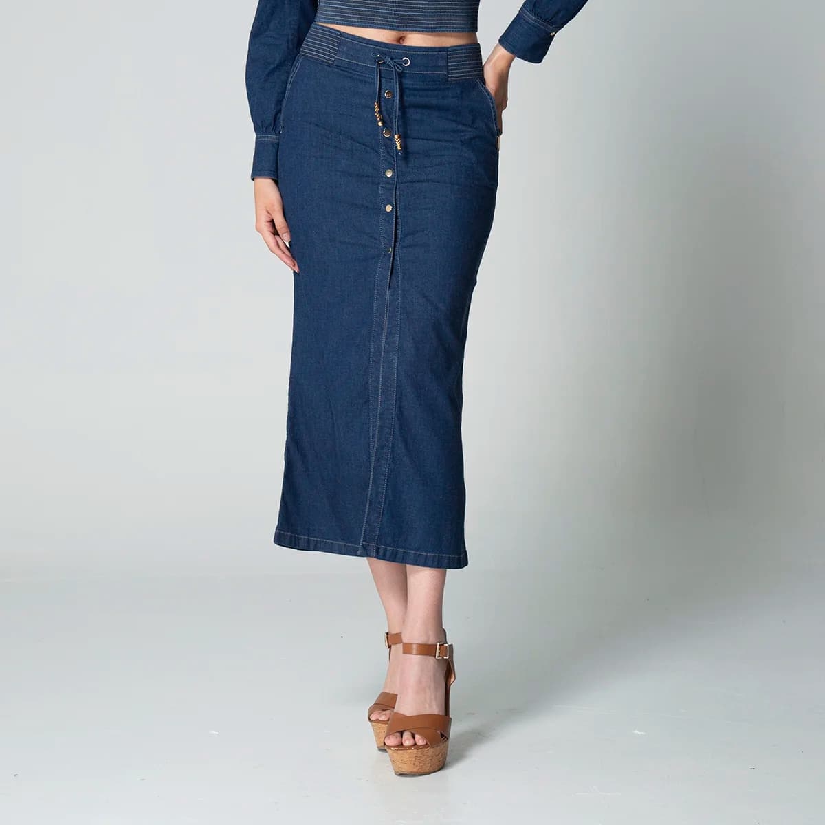 Falda Denim Slim Jari - imagen 2