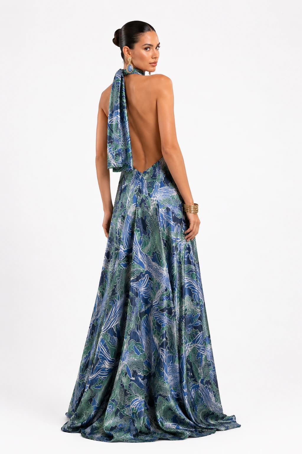 Vestido Apolinary Estampado Ballenas - imagen 3